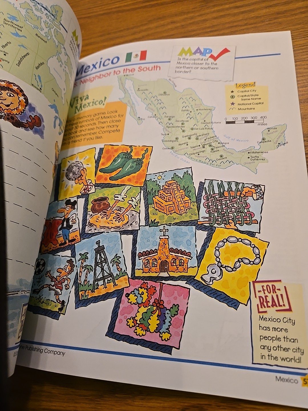 Travel the Great States School Zone 64 Pages, Ages 8 and Up Workbook NEW!