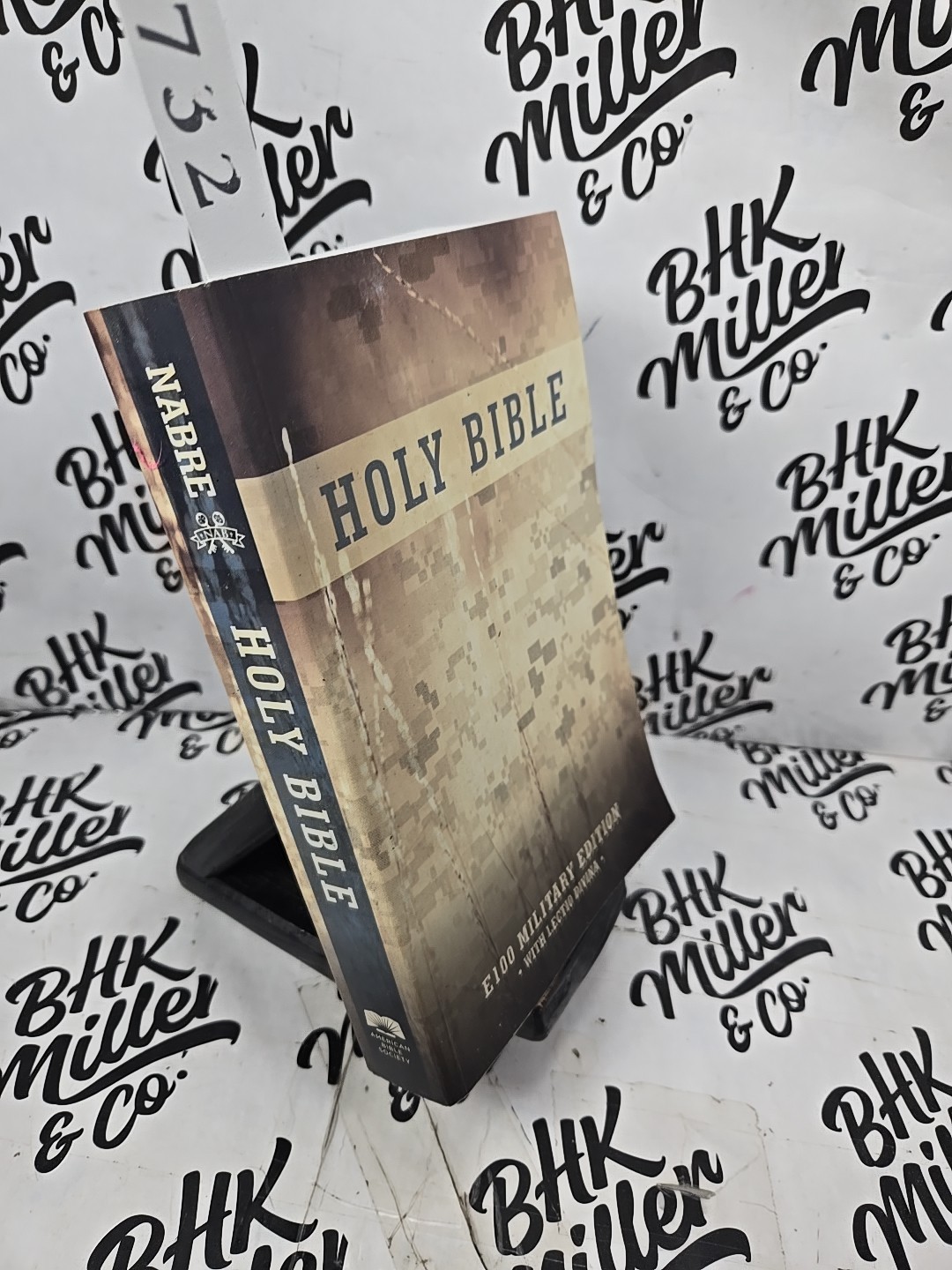 American Bible Society Holy Bible E100 Military Edition, Paperback, Military