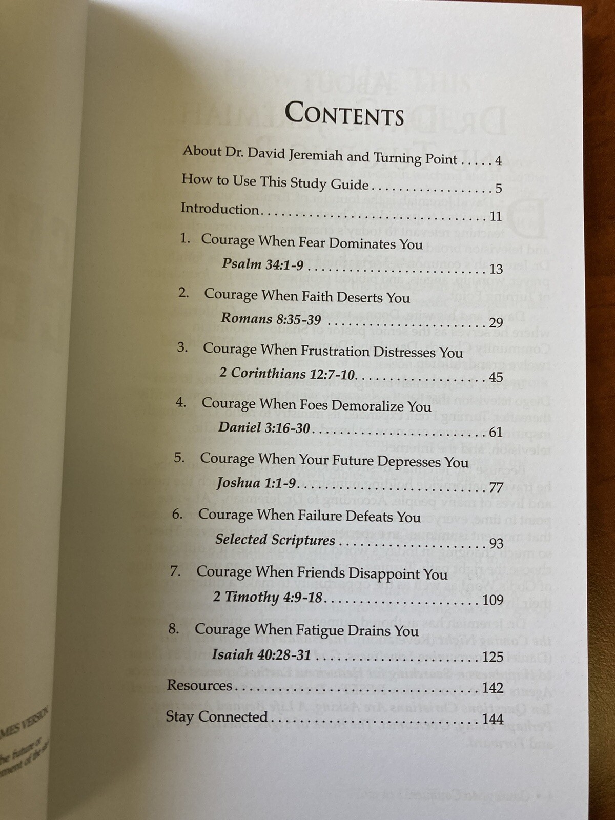 Courage to Conquer Study Guide by David Jeremiah NEW