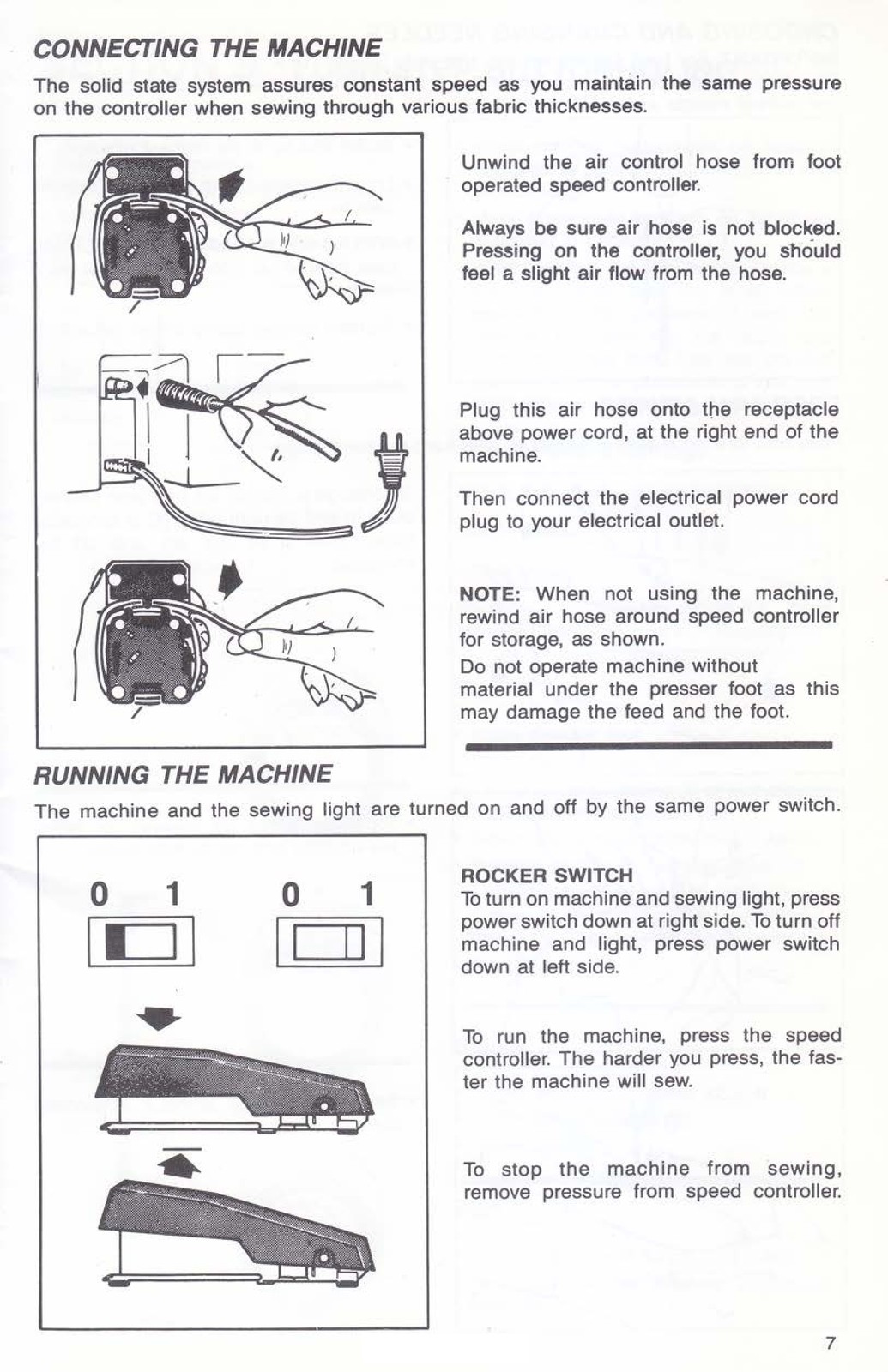 SINGER 9410 10 13 Pattern Sewing Machine Manual – WIRE BOUND – TOUGH COVERS