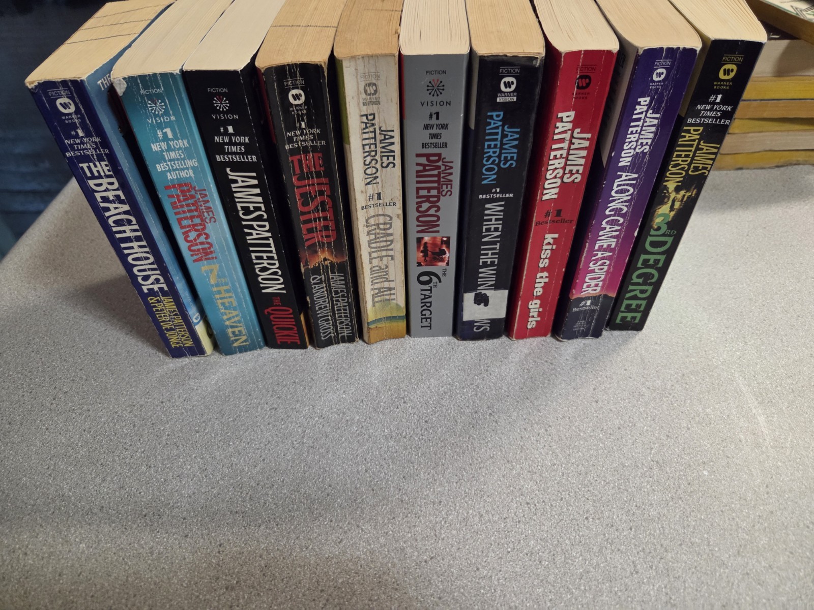 James Patterson Lot Of 10 Books. Crime Thriller Mystery. Paperback.