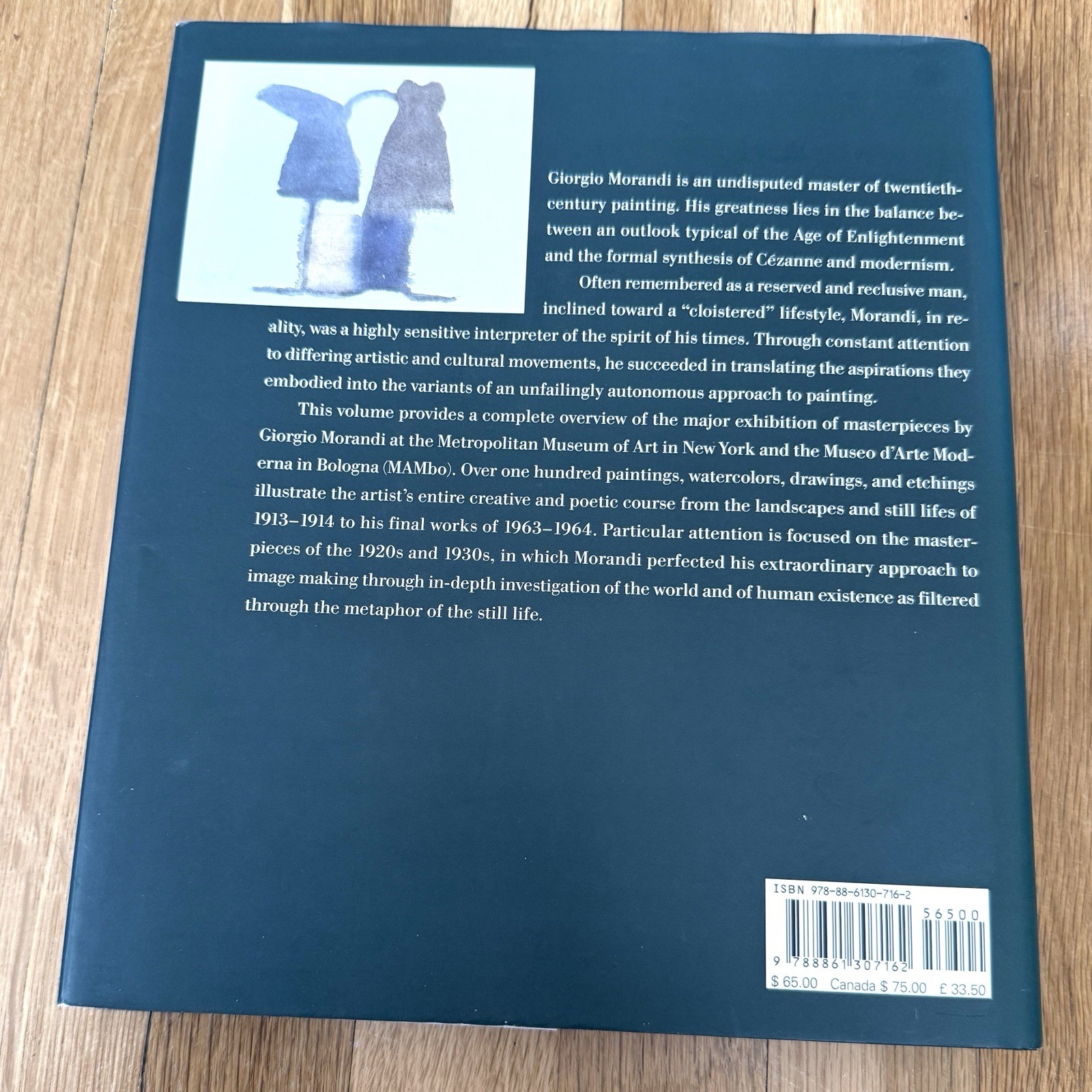 Morandi 1890-1964 Hardcover Art Book Rizzoli International MAMbo & MOMA