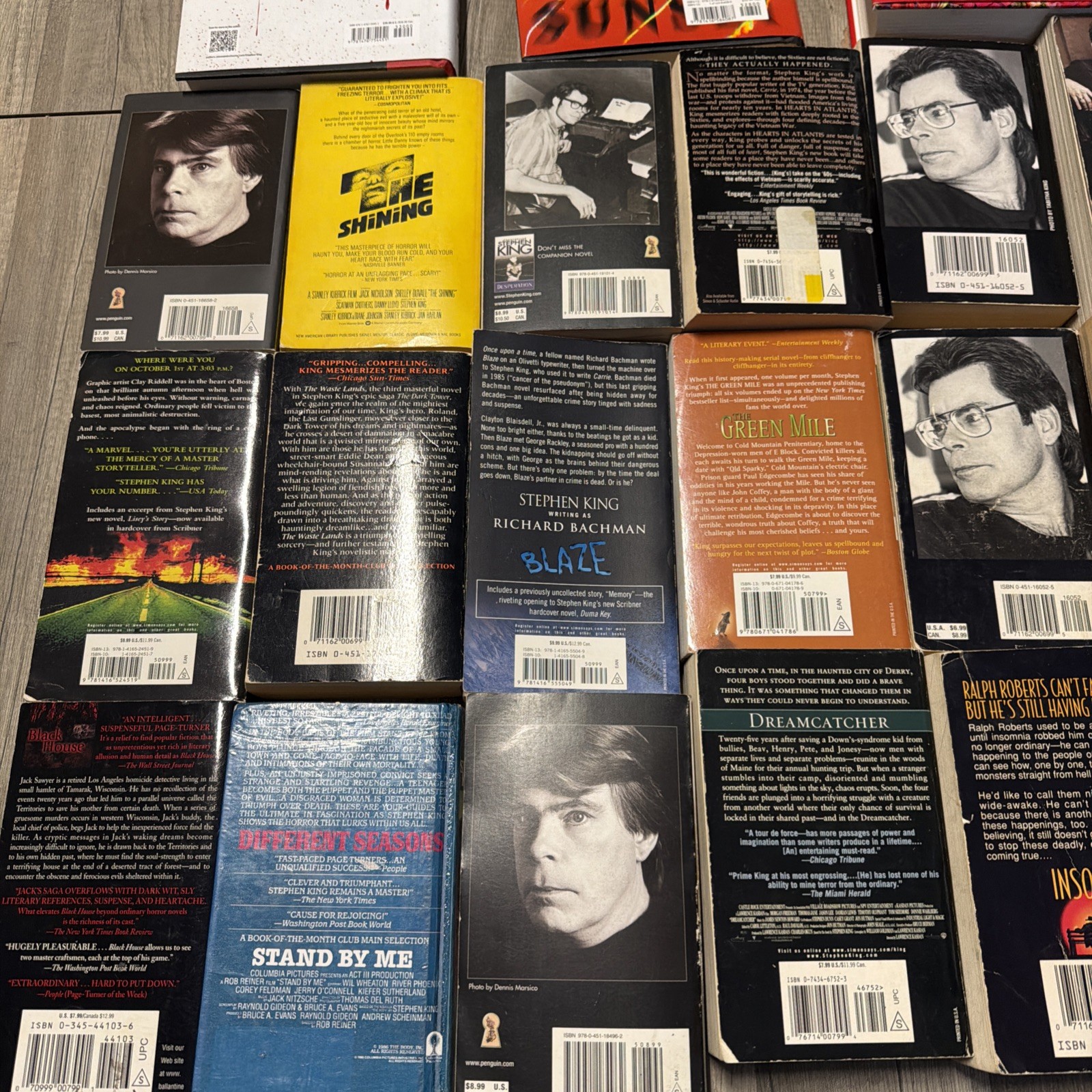 Stephen King Book Lot Of 21 Hardcover & Paperback Multiple Titles