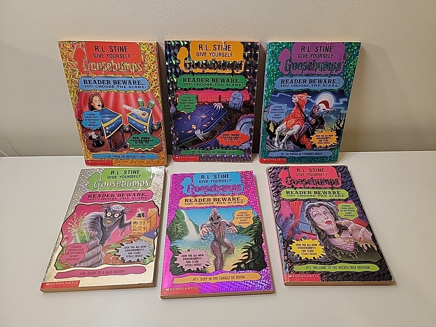 GIVE YOURSELF GOOSEBUMPS 26 books R.L. Stine Scholastic 1990s-2000s
