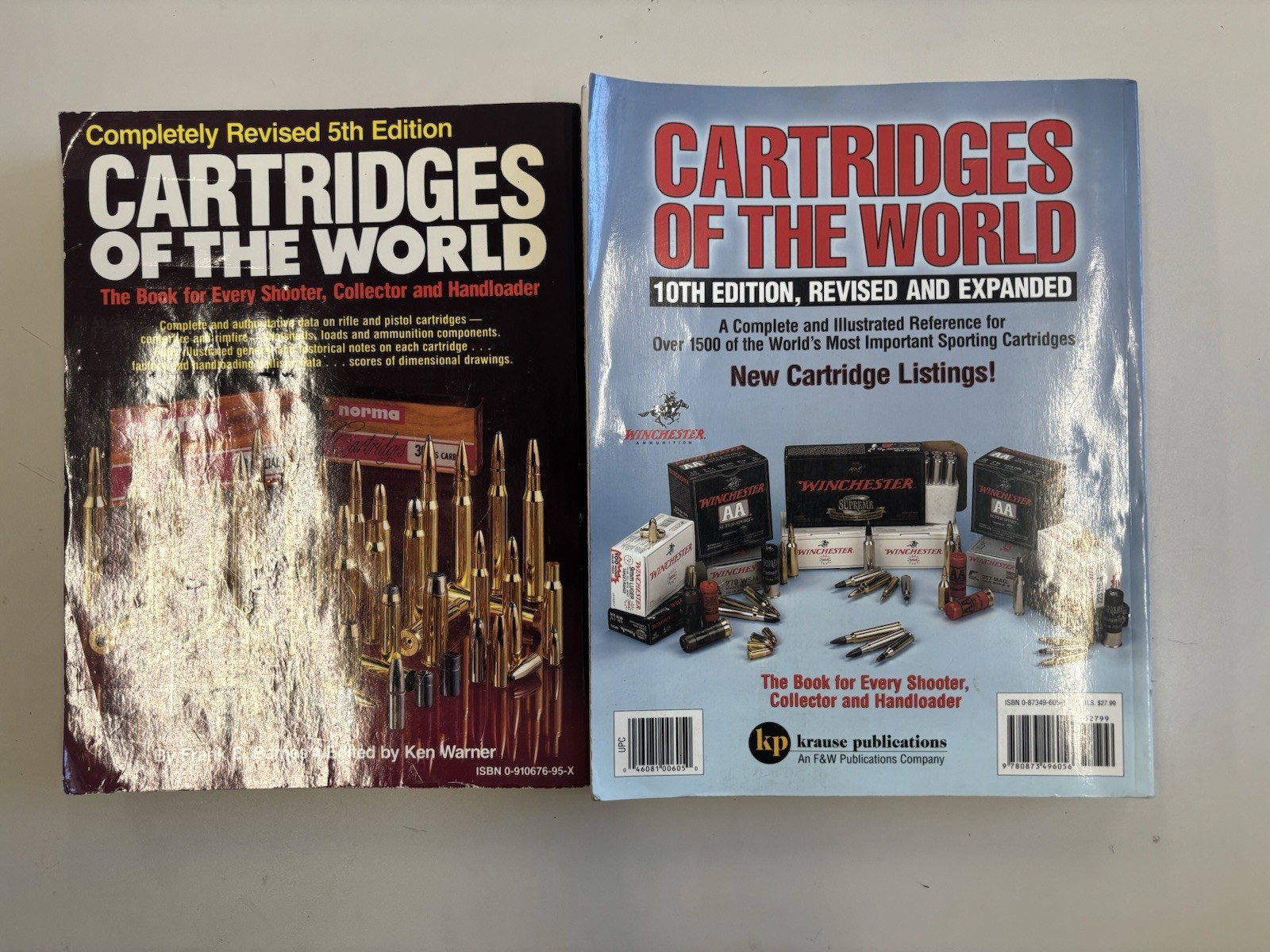 Cartridges Of The World Book 10th Edition 5th Edition Lot