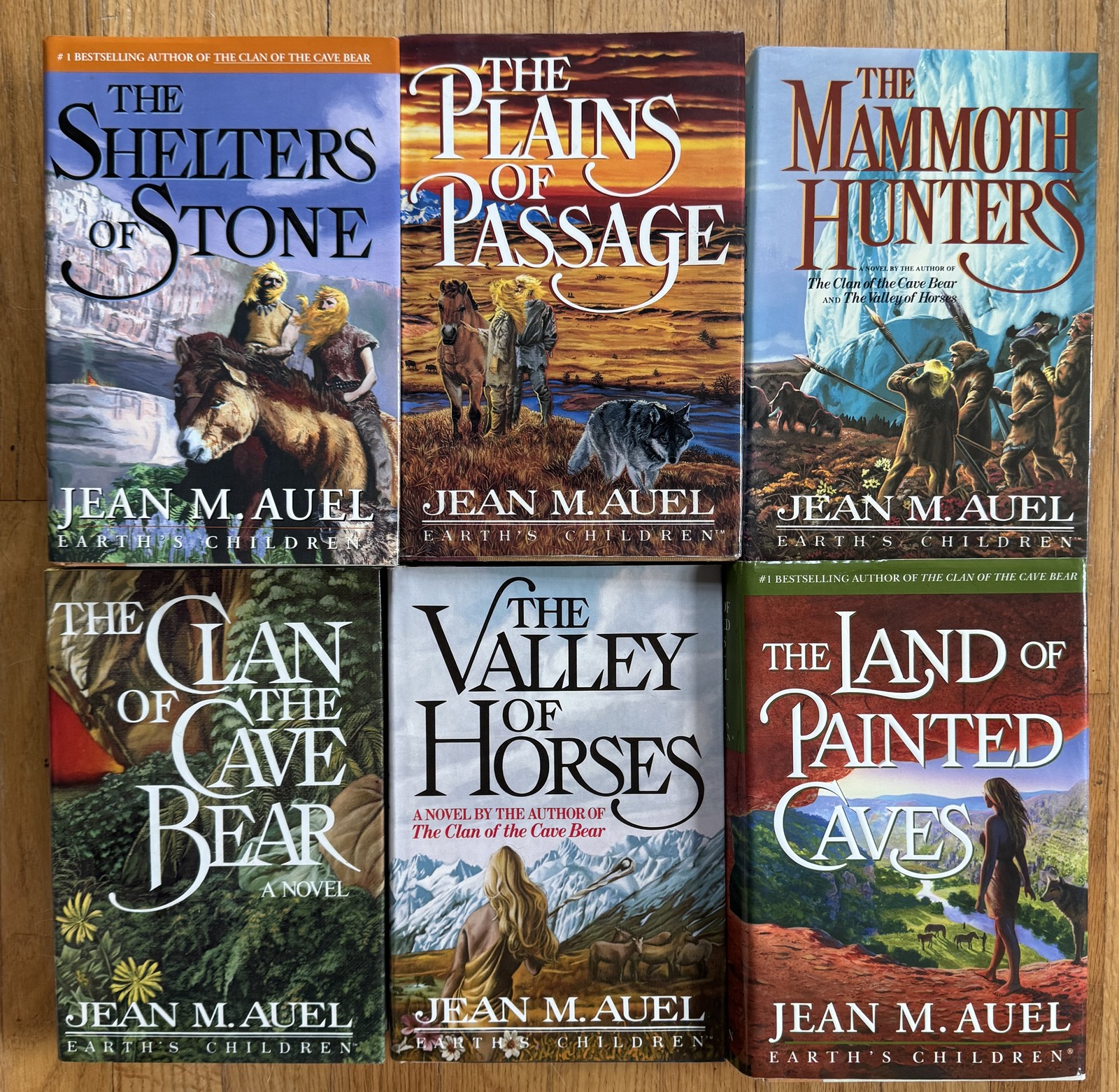 Complete Series Set EARTH’S CHILDREN 1-6 Jean M. Auel HB Lot