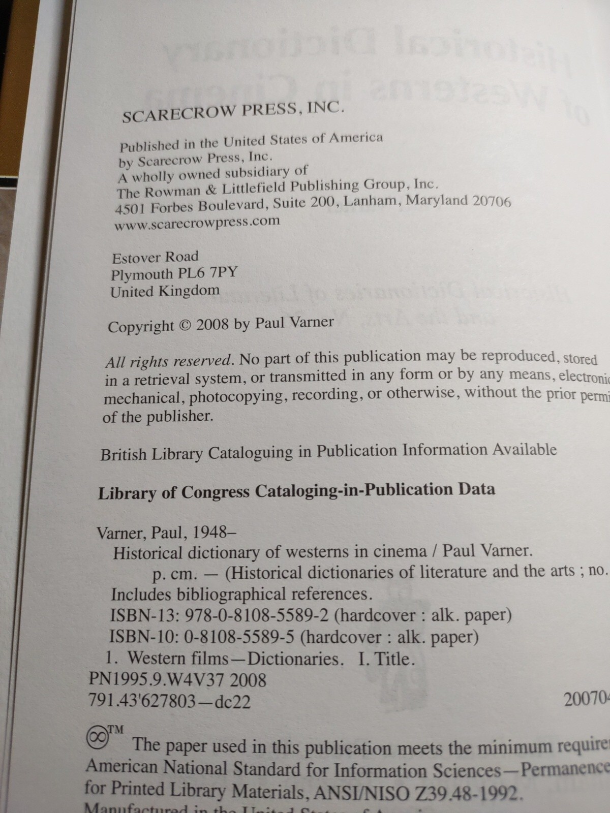 Historical Dictionaries of Literature and the Arts Ser.: Historical…