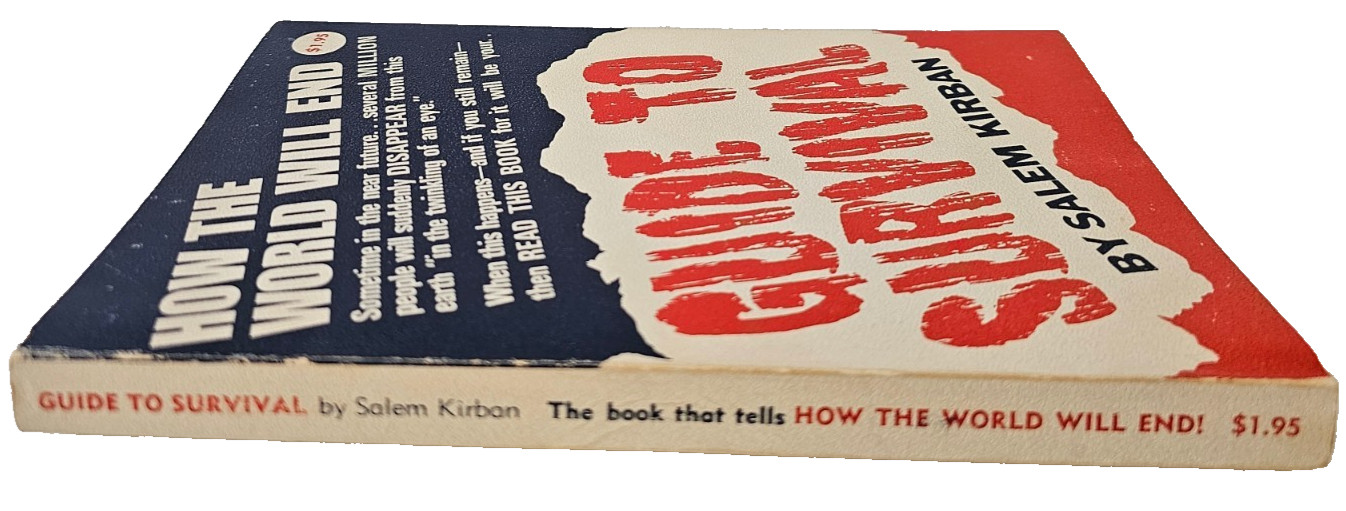 Vtg 1969 GUIDE TO SURVIVAL Salem Kirban END TIMES APOCALYPSE ANTICHRIST PB