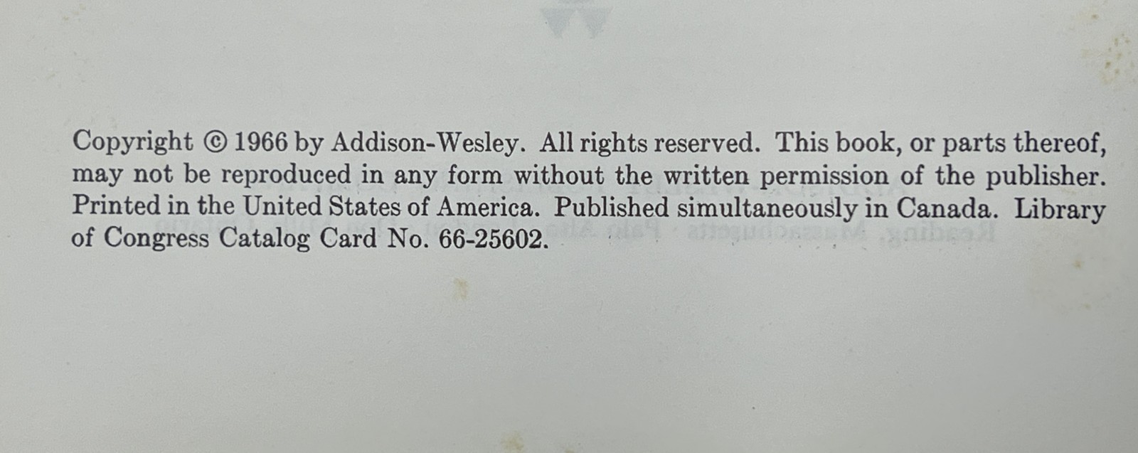 VTG Conduction Heat Transfer by Vedat S. Arpaci – 1966 HC Pub. Addison-Wesley