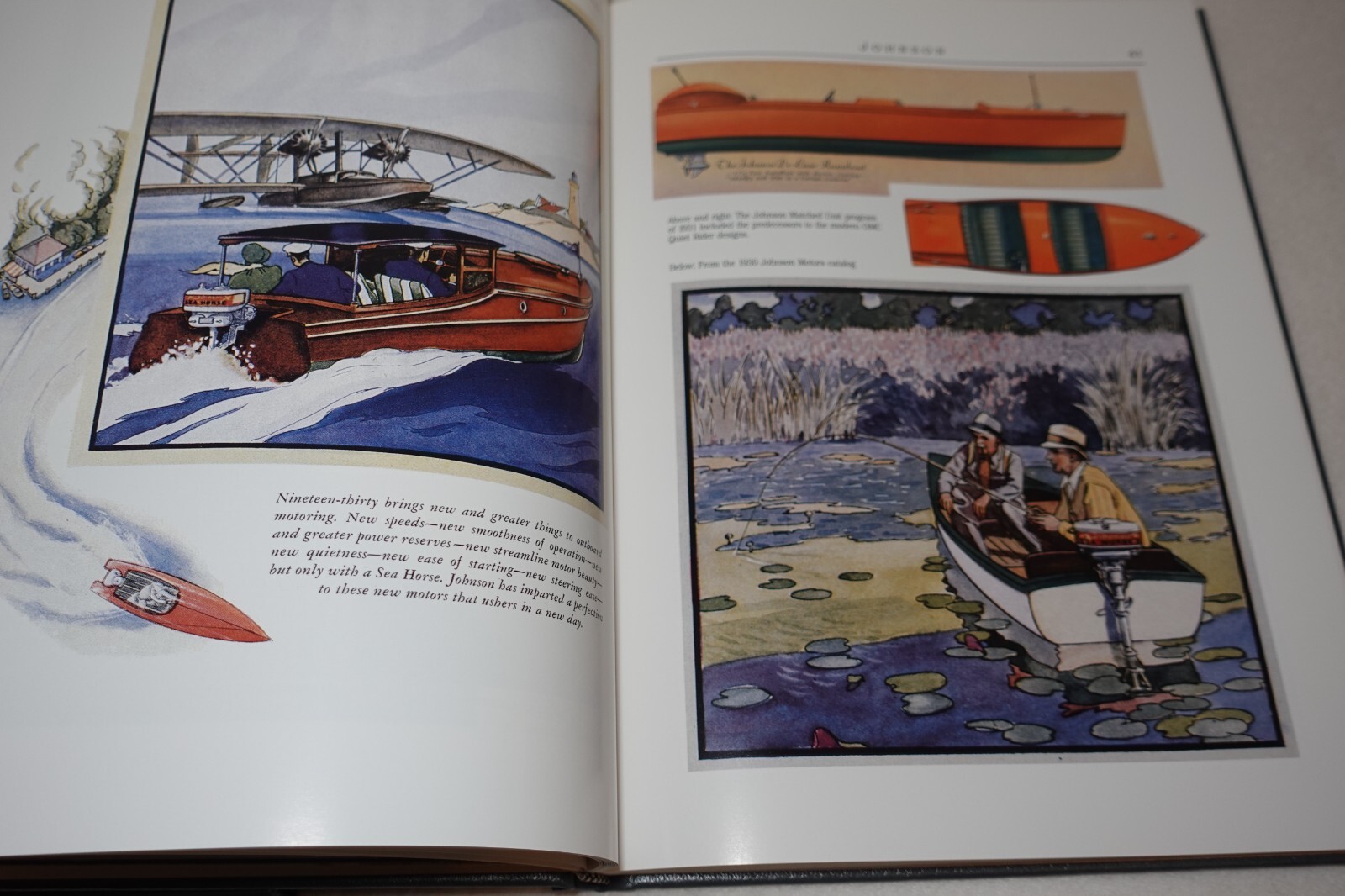 Evinrude Johnson and The Legend of OMC 1992 Collectible Hardcover with Slipcase