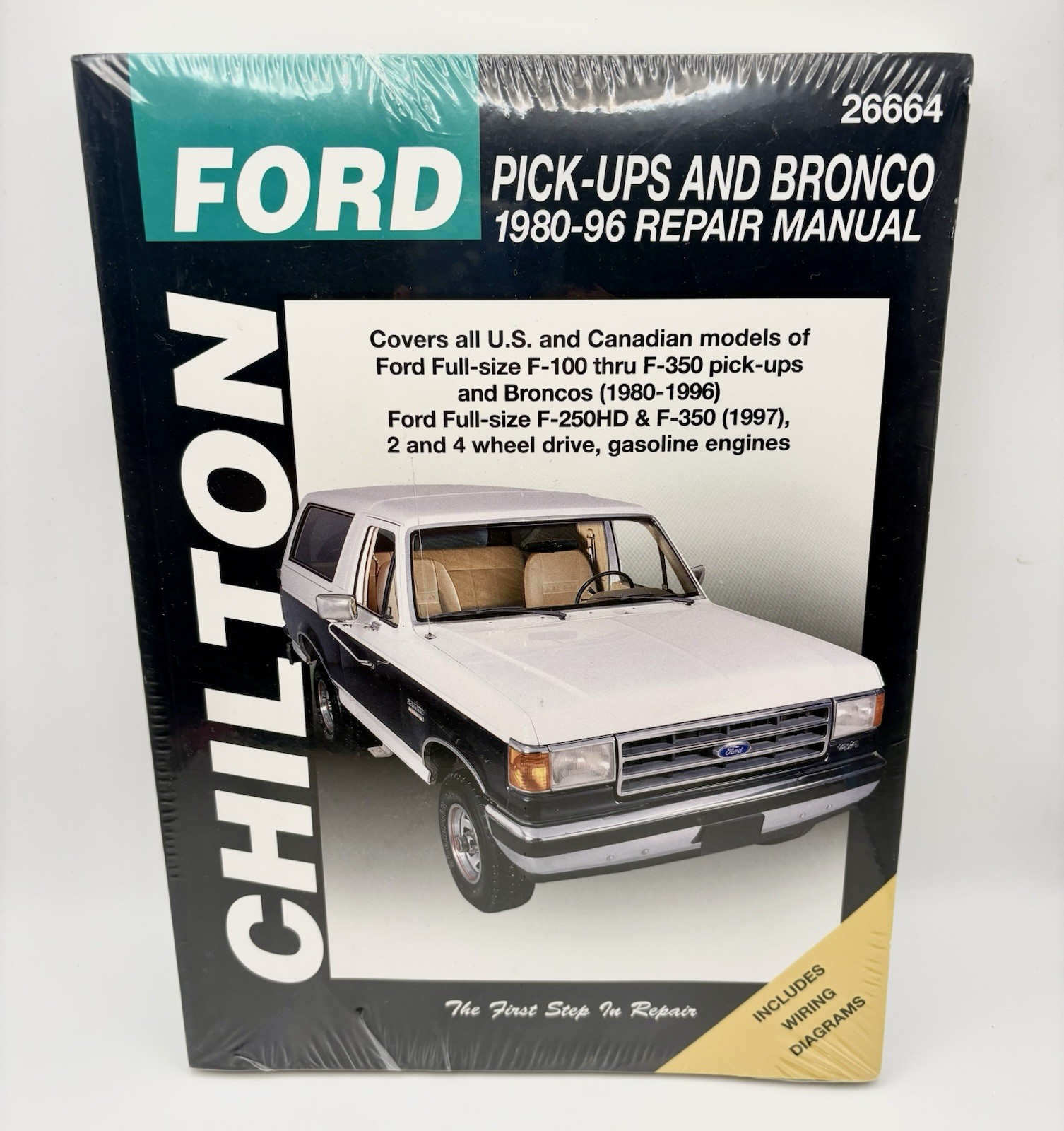 chilton ford pickup and bronco repair manual 1987-96 new 26664 new in plastic
