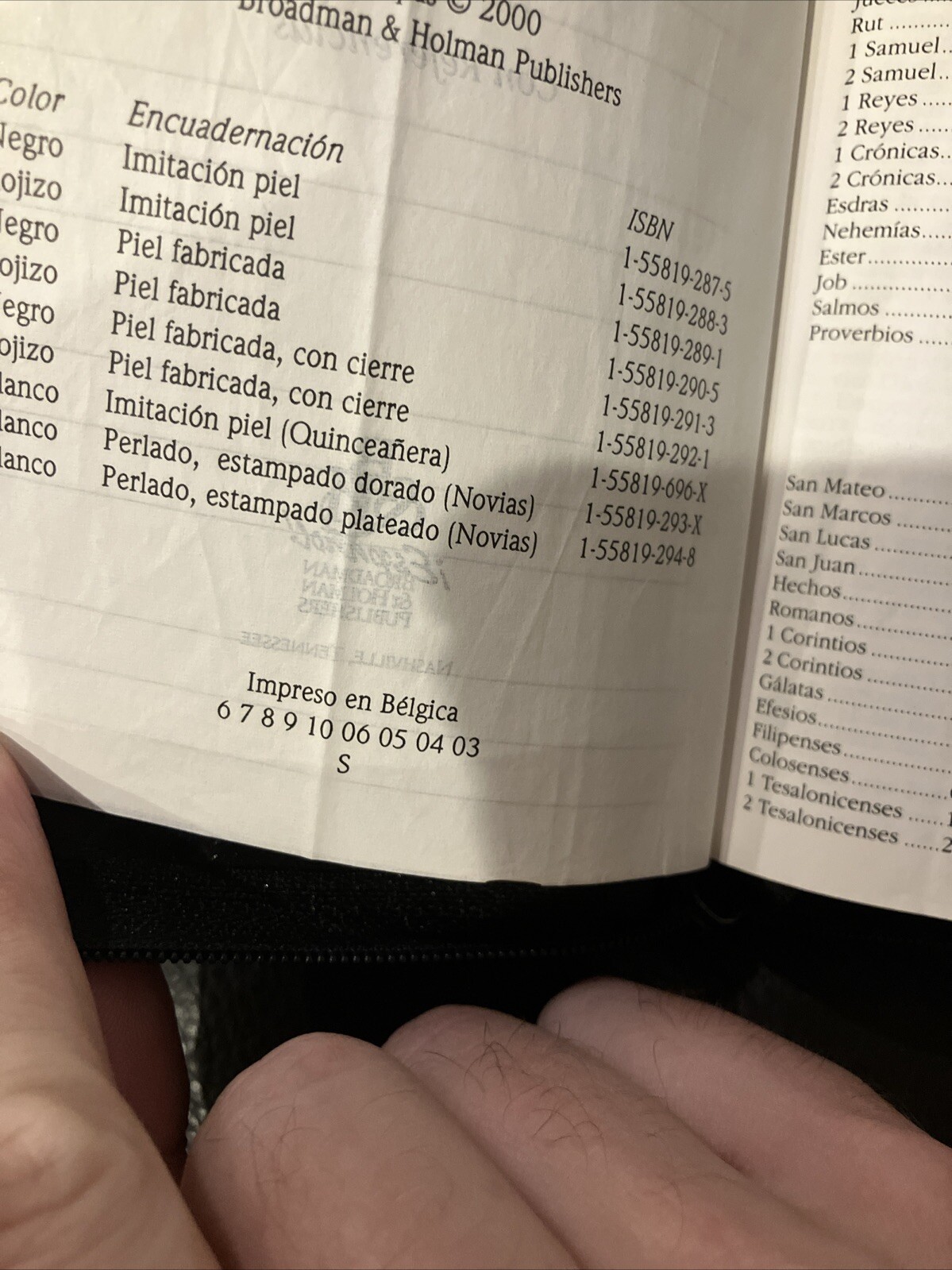 RVR 1960 Biblia Compacta Letra Grande con Referencias bonded leather 2001