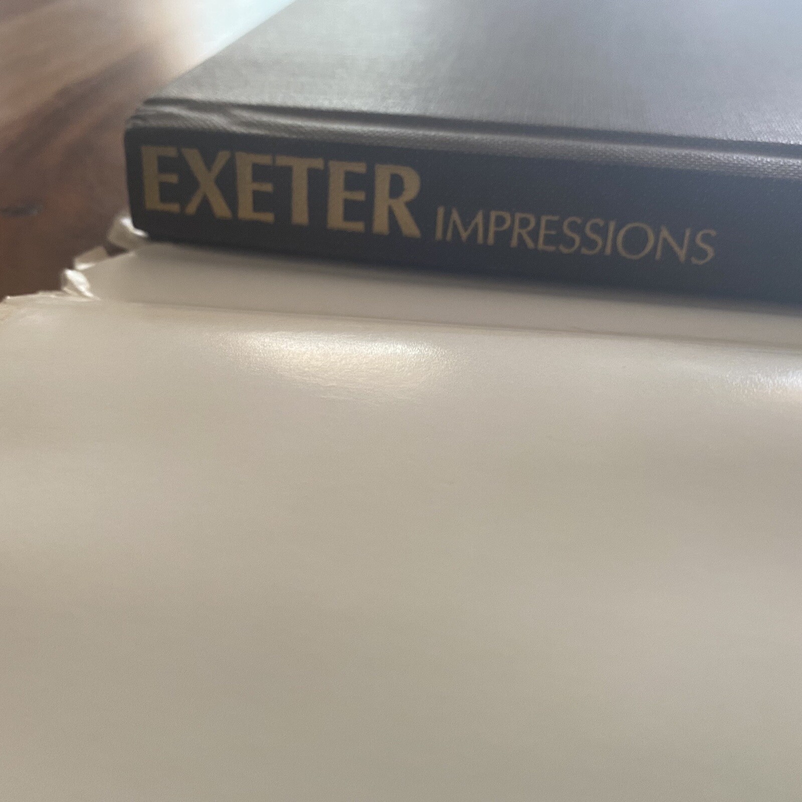 Exeter Impressions Book Signed Robert Gambee 1980 Hardcover DJ 208 Pages EUC