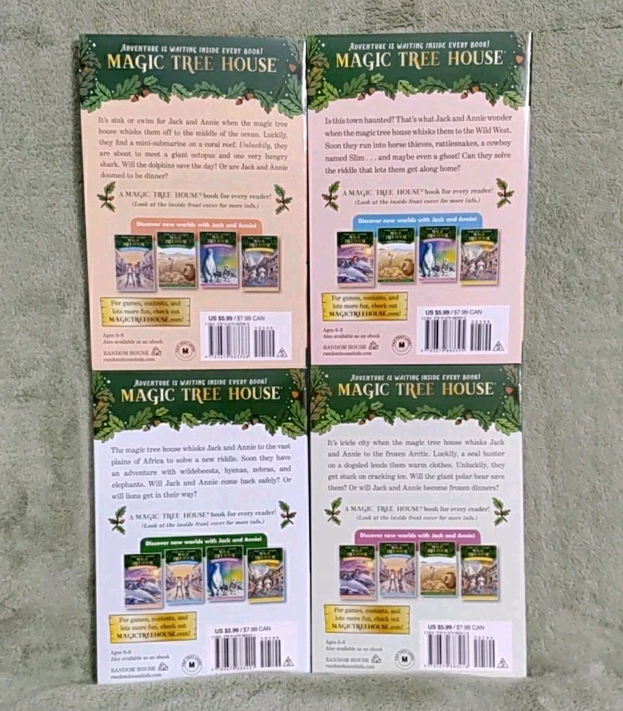 Magic Tree House Boxed Chapter Book Set Volumes 9-12 by Mary Pope Osborne LV-4