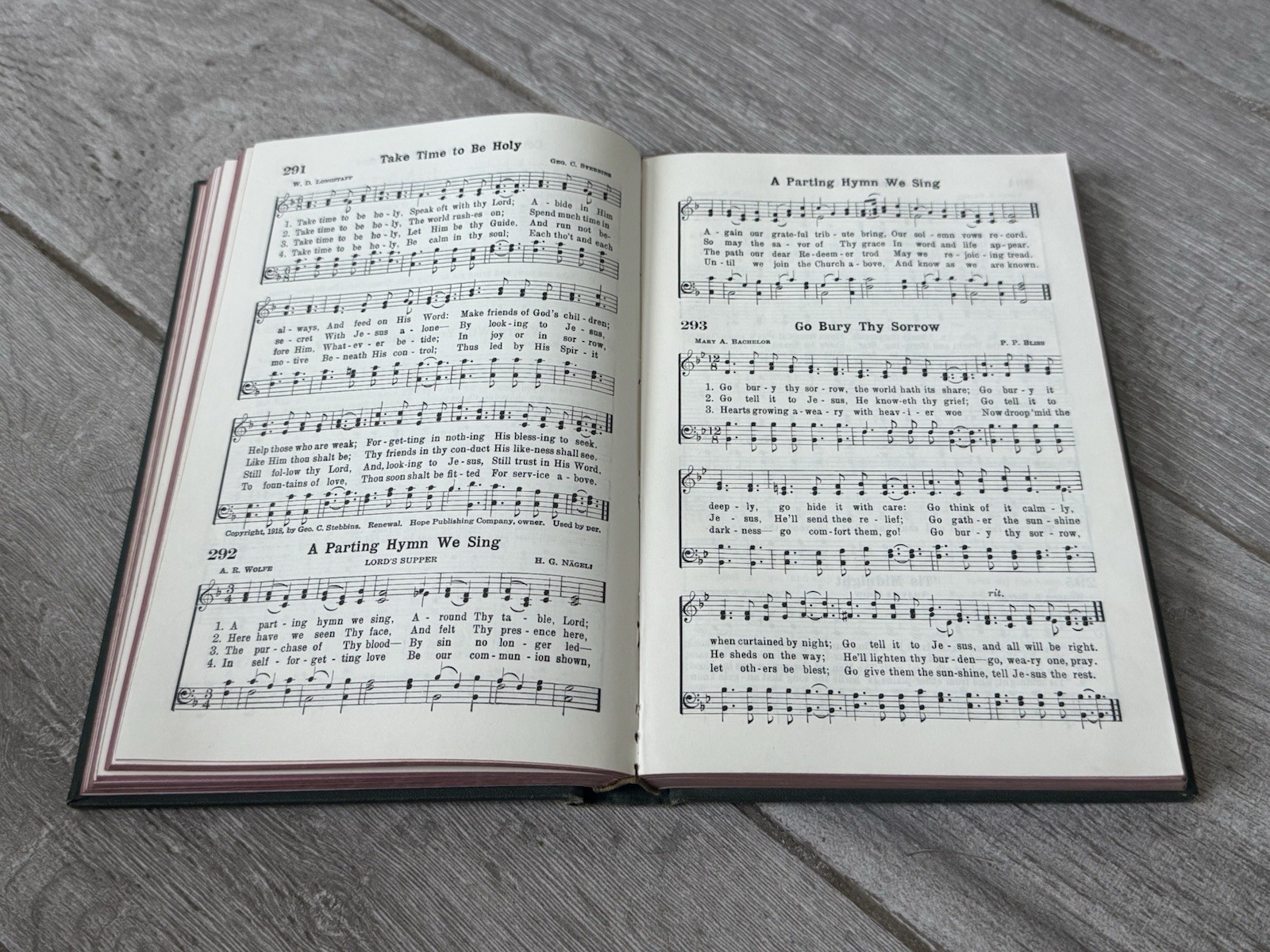 ✝️ VTG The Broadman Hymnal Shaped Notes Antique Gospel Hymns Church 1940s Green