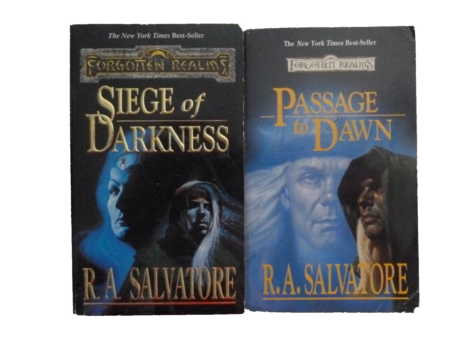 FOUR (4) R. A. SALVATORE box set MMpaperback in Drizzt series:Legacy of the Drow