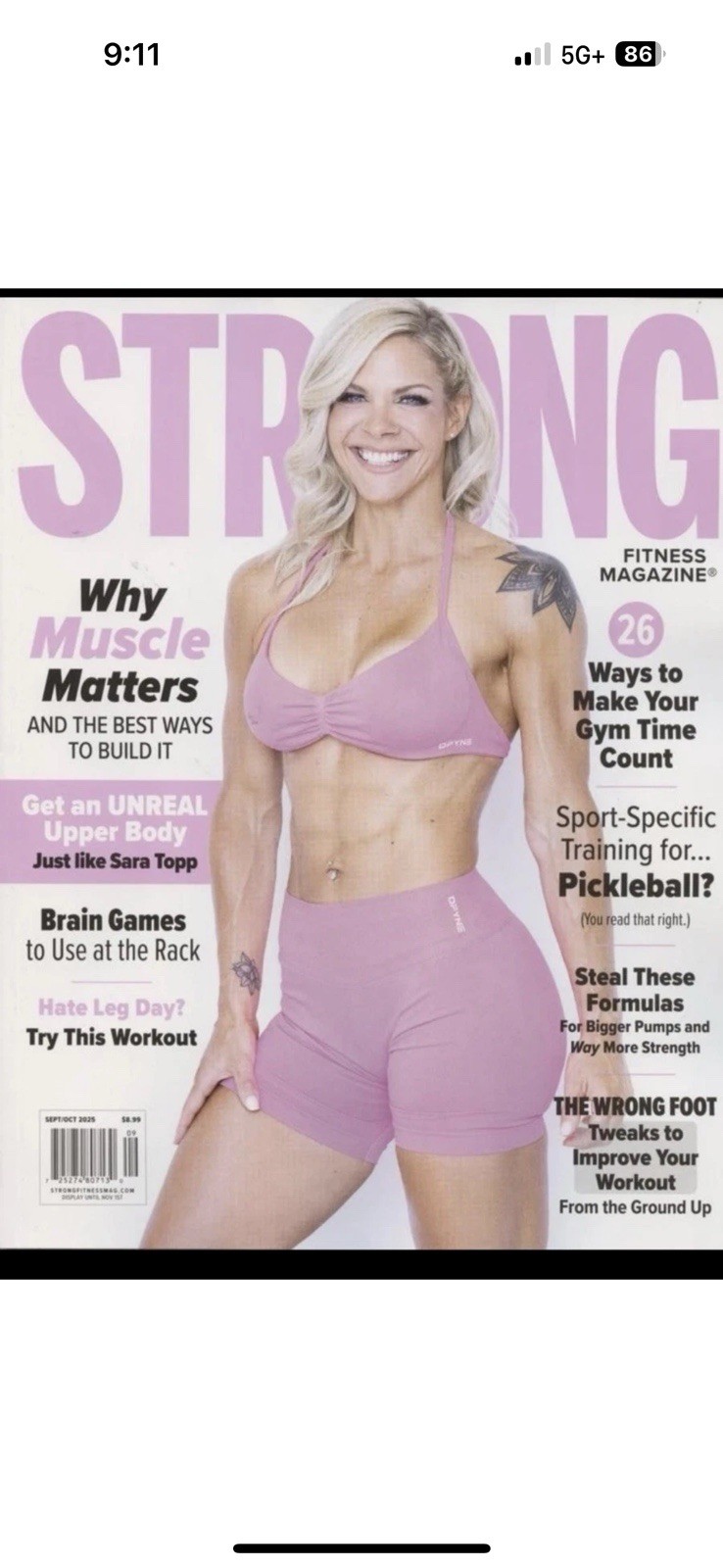 Strong Fitness Magazine September October 2025