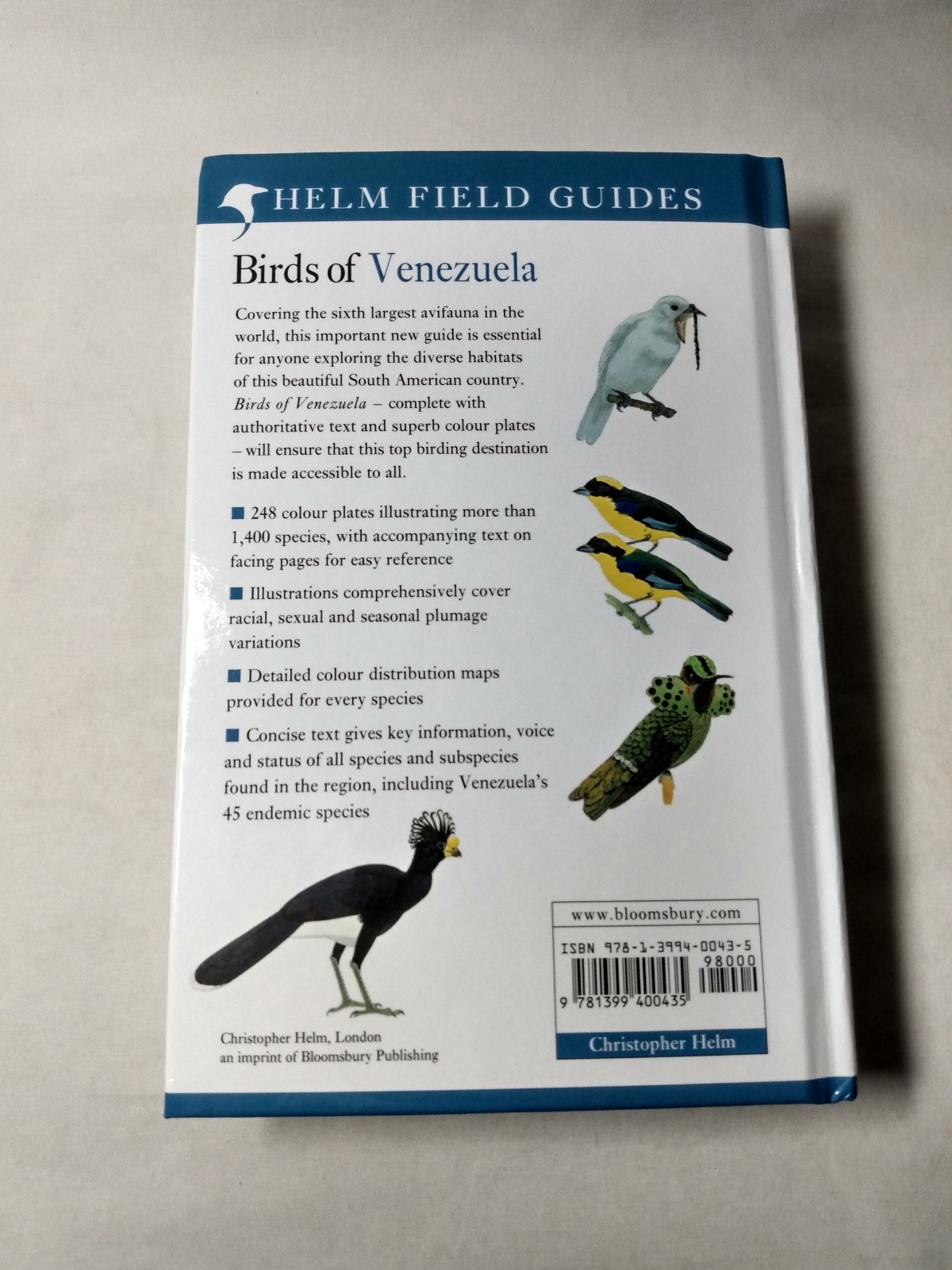 Birds of Venezuela Field Guide Ornithology Reference Regions Species Calls 2017