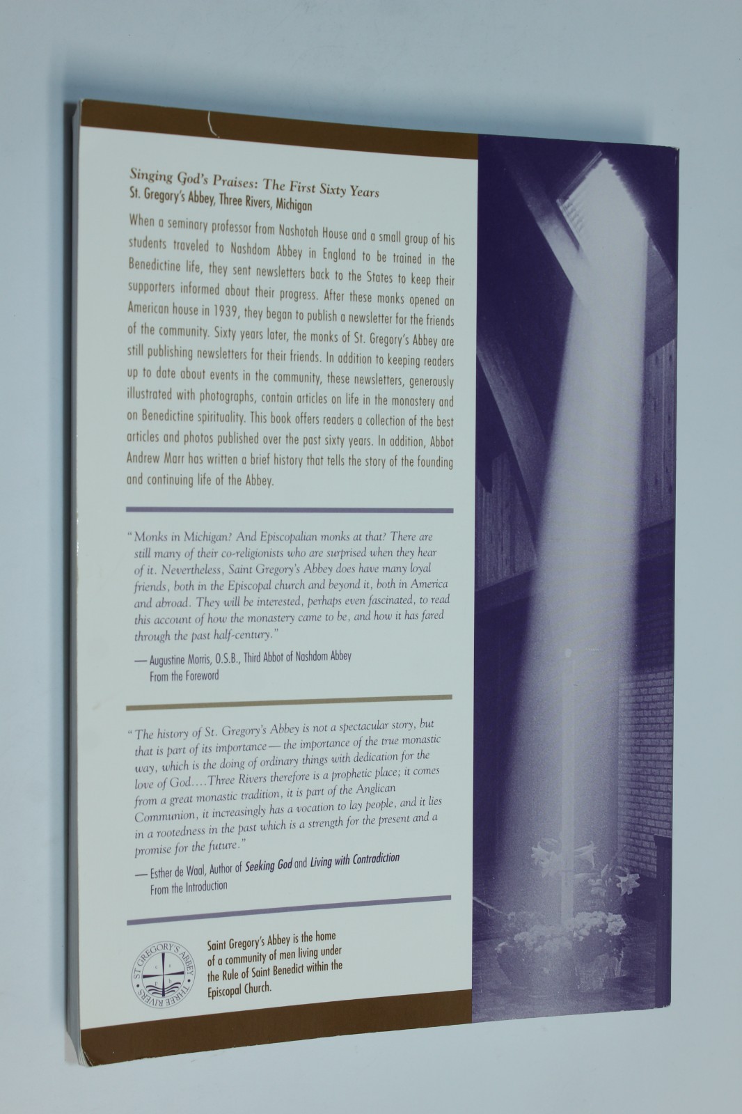 The First 60 Years : St. Gregory’s Abby Three Rivers Michigan Benedictine Monks