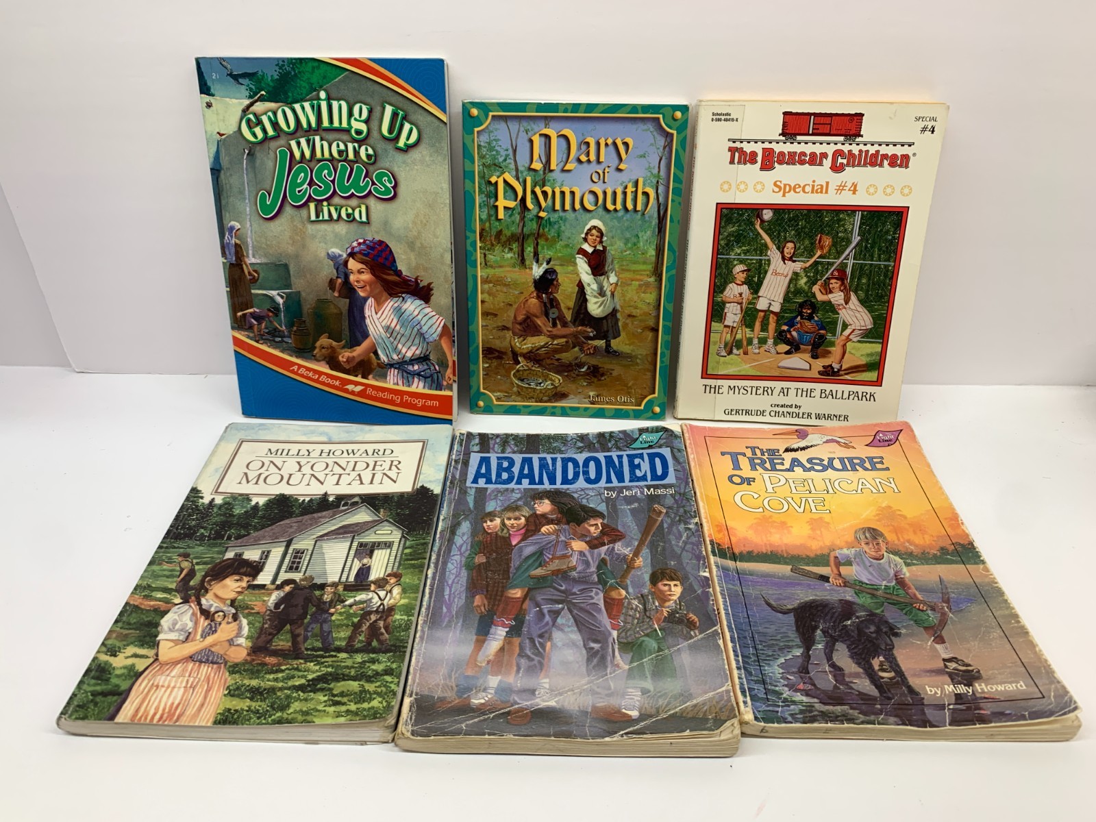 6 Abeka & BJU Press Book Bundle Elementary Grade Readers Mary Of Plymouth & More