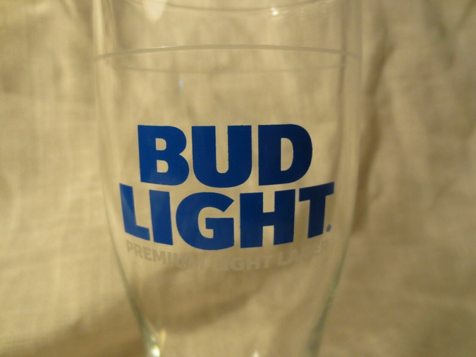NEW ATLANTA Super Bowl LIII 53 Beer Glass 16 oz. BUD LIGHT Drinking Glass 1982
