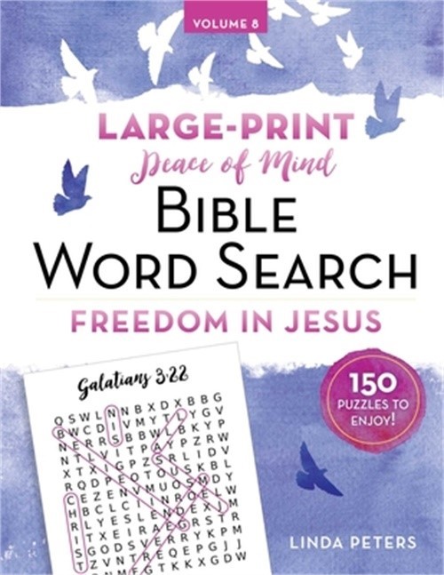 Peace of Mind Bible Word Search Freedom in Jesus (Paperback or Softback)