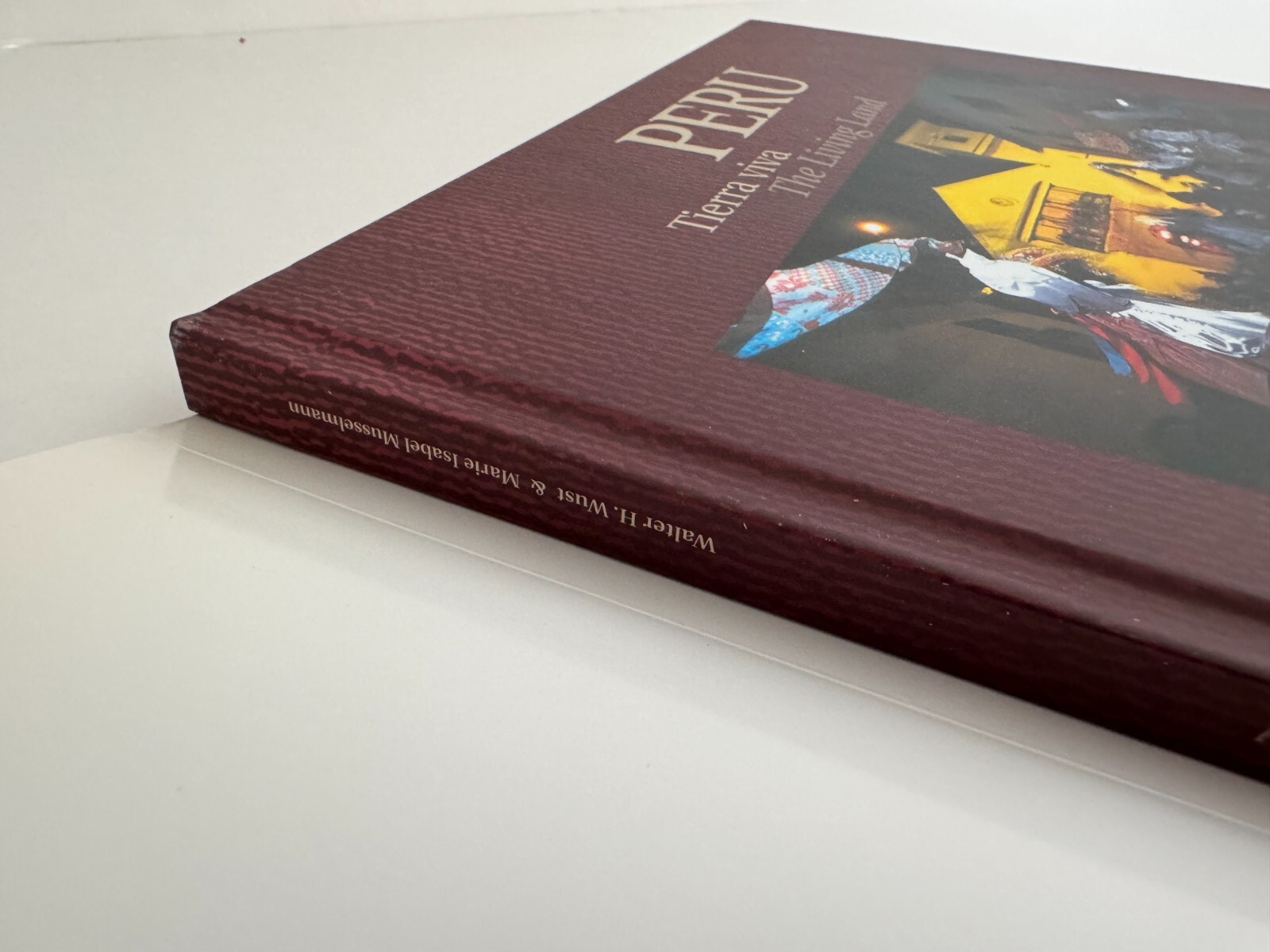Peru The Living Land Book Tierra Viva Andes Amazon Plains English and Spanish