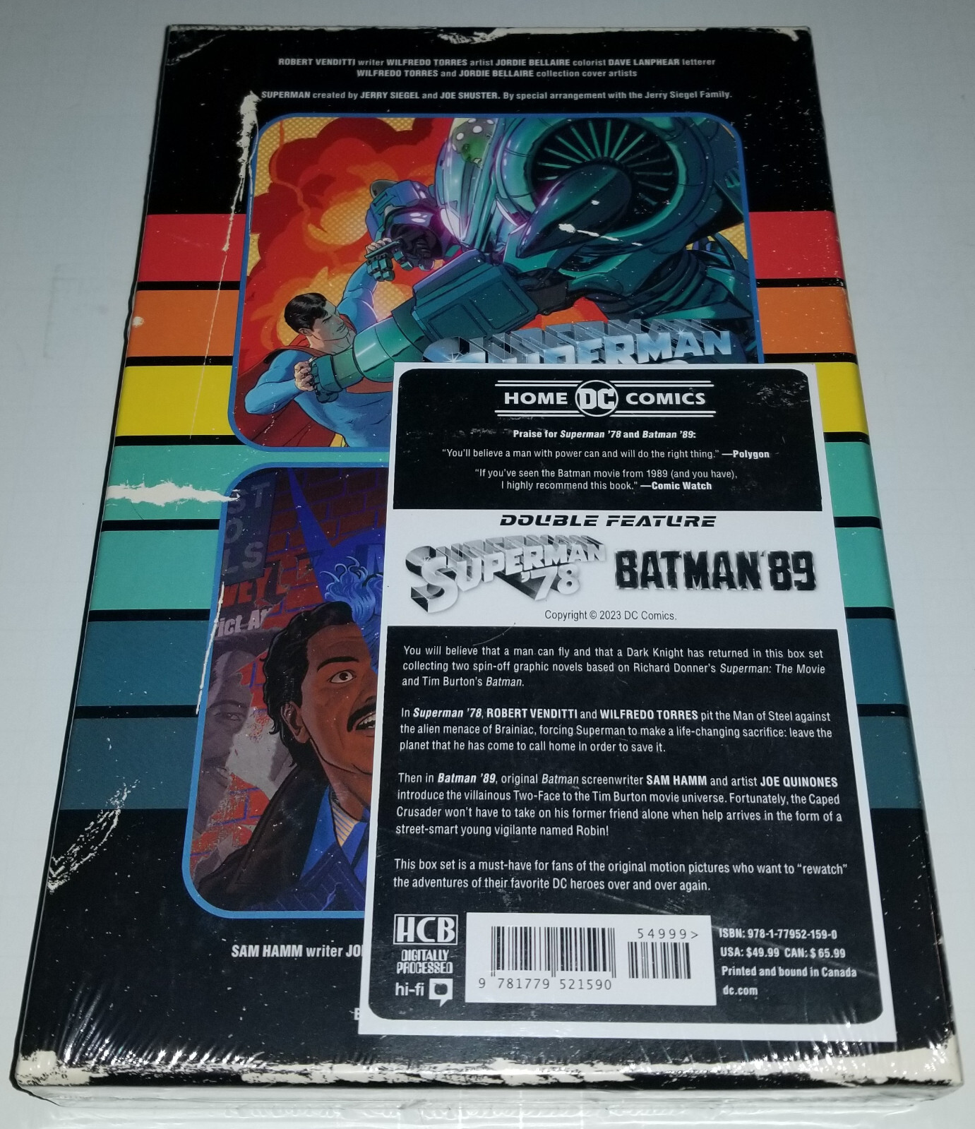 Superman ’78 Batman ’89 Hardcover Box Set, DC Comics 2023, sealed