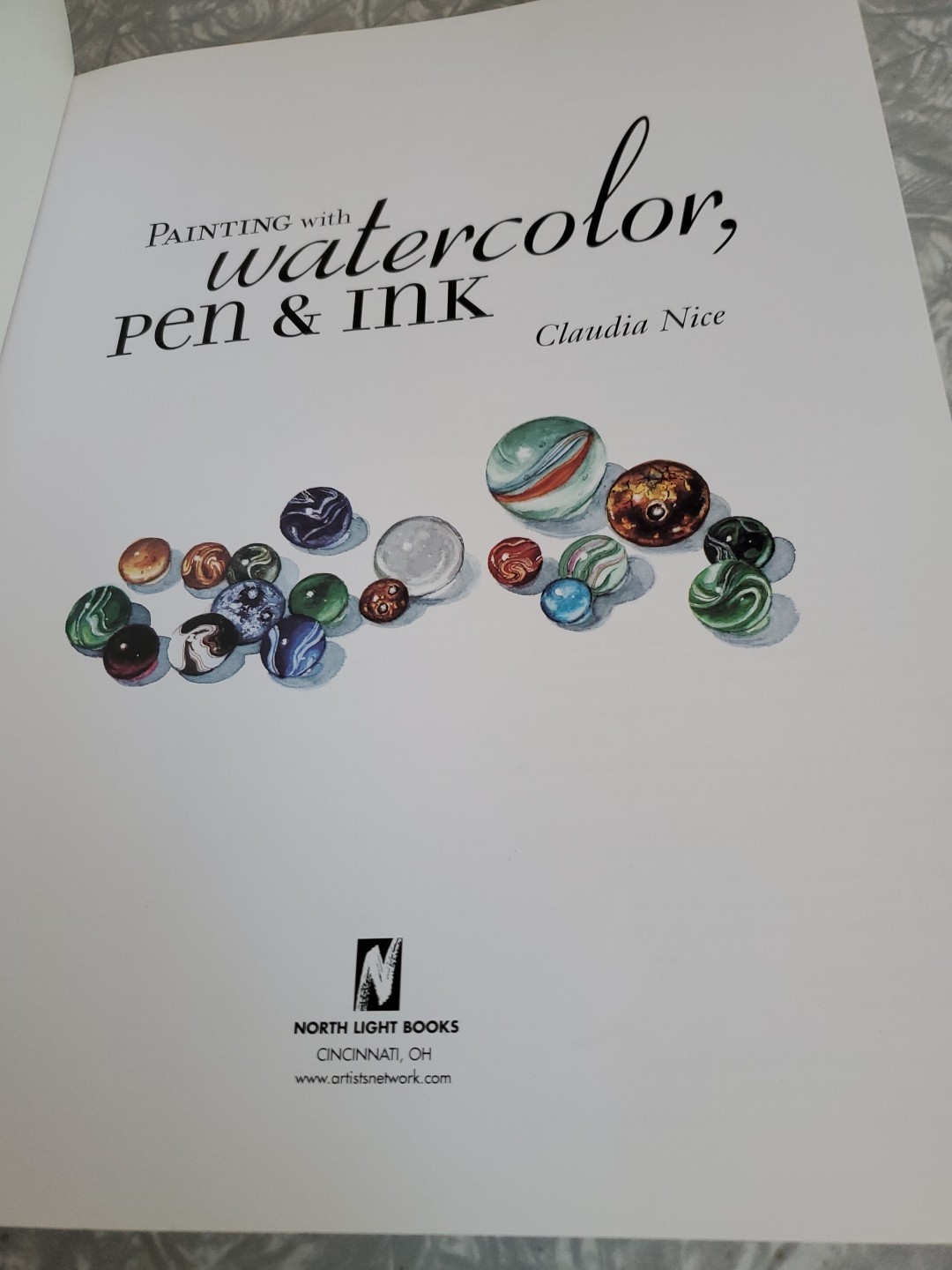 Painting with Watercolor, Pen and Ink Paperback Claudia Nice. illustrated 2001