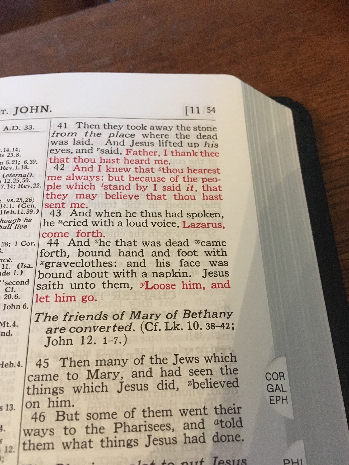 Leather KJV Old Scofield Study Bible 1917 notes Red letter Thumb-Indexed