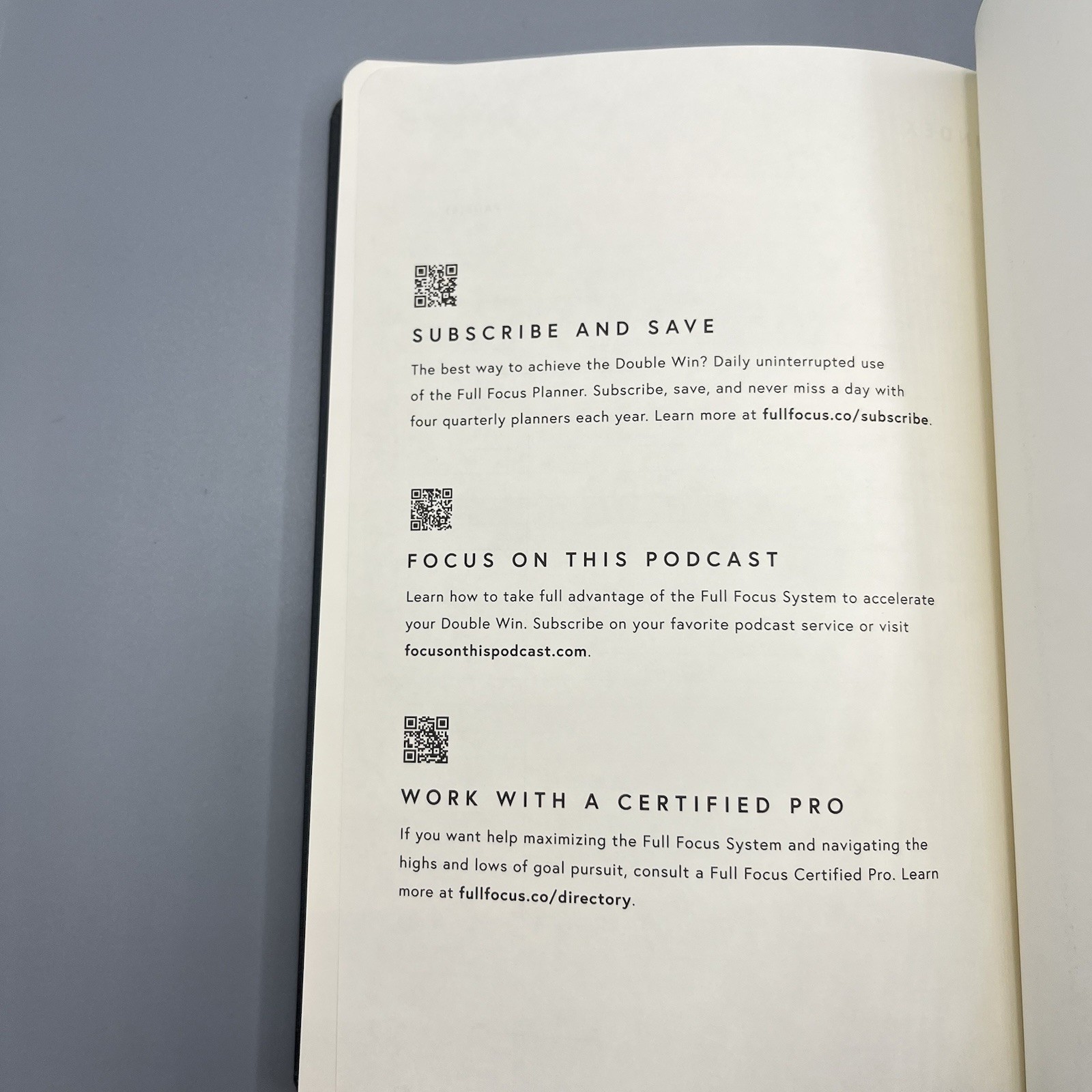 Full Focus Planner Gray Hardcover Productivity Journal Michael Hyatt