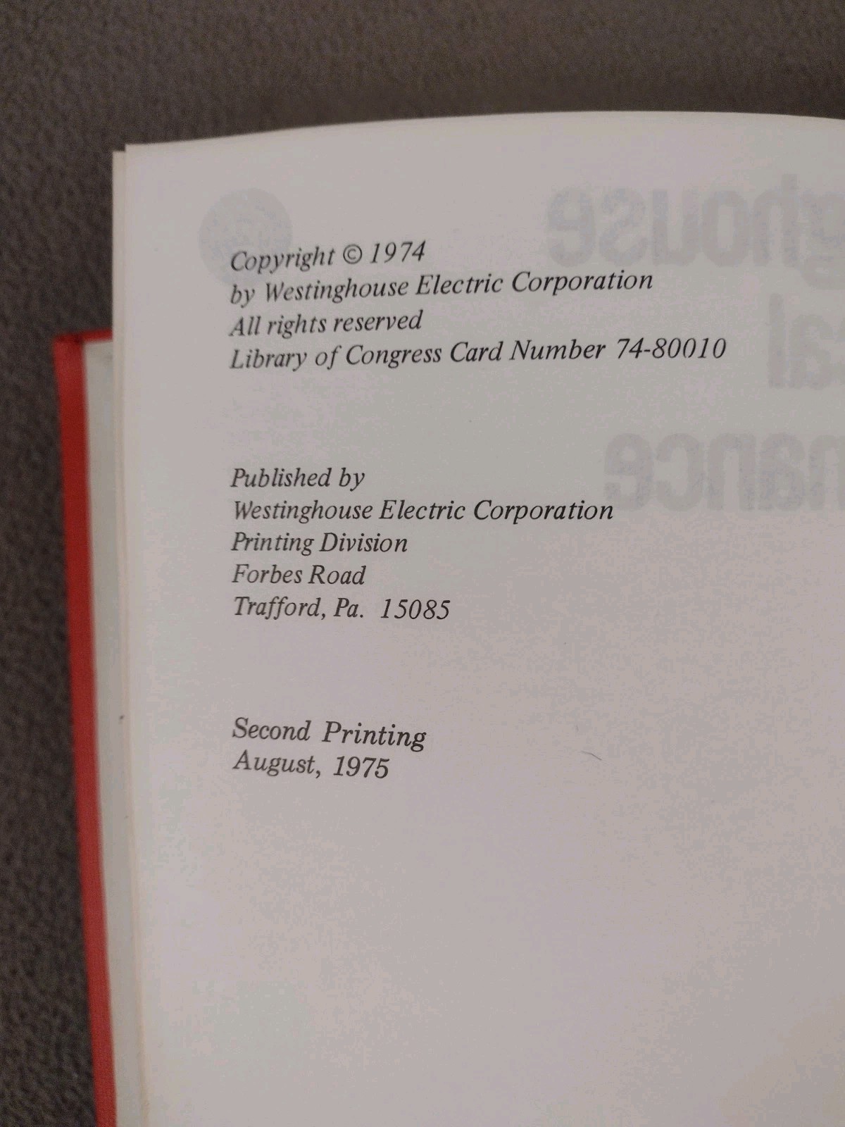 Westinghouse Electrical Maintenance Hints Second Edition 1975