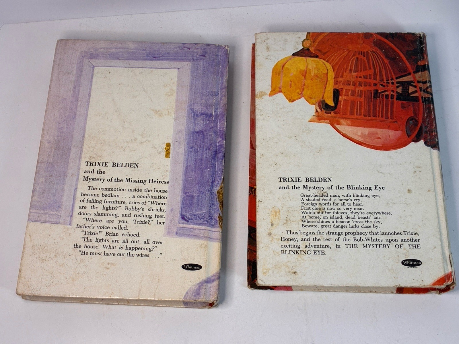 Whitman Trixie Belden books FREE SHIP Vintage Lot 4 HC and Paperback