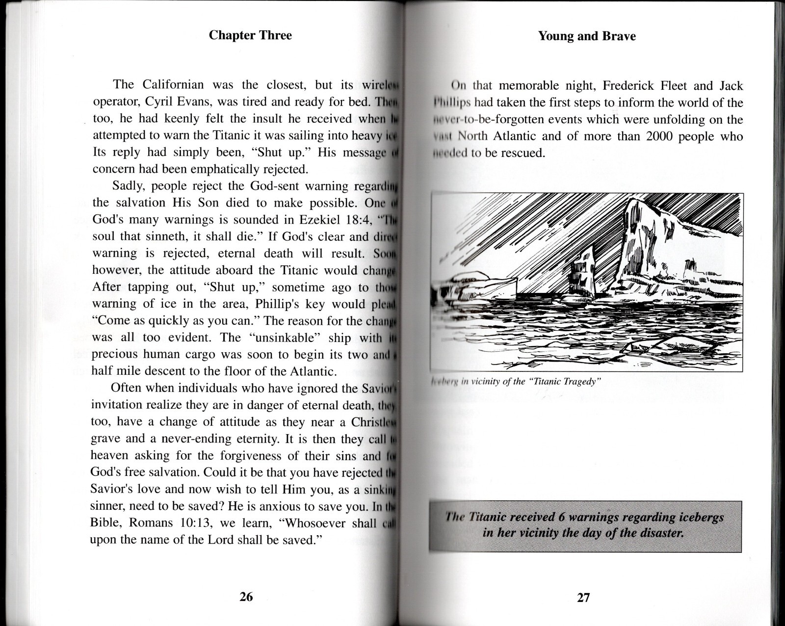 The TITANIC TRAGEDY Arnot P. McIntee 84 pages Clear and Descriptively written