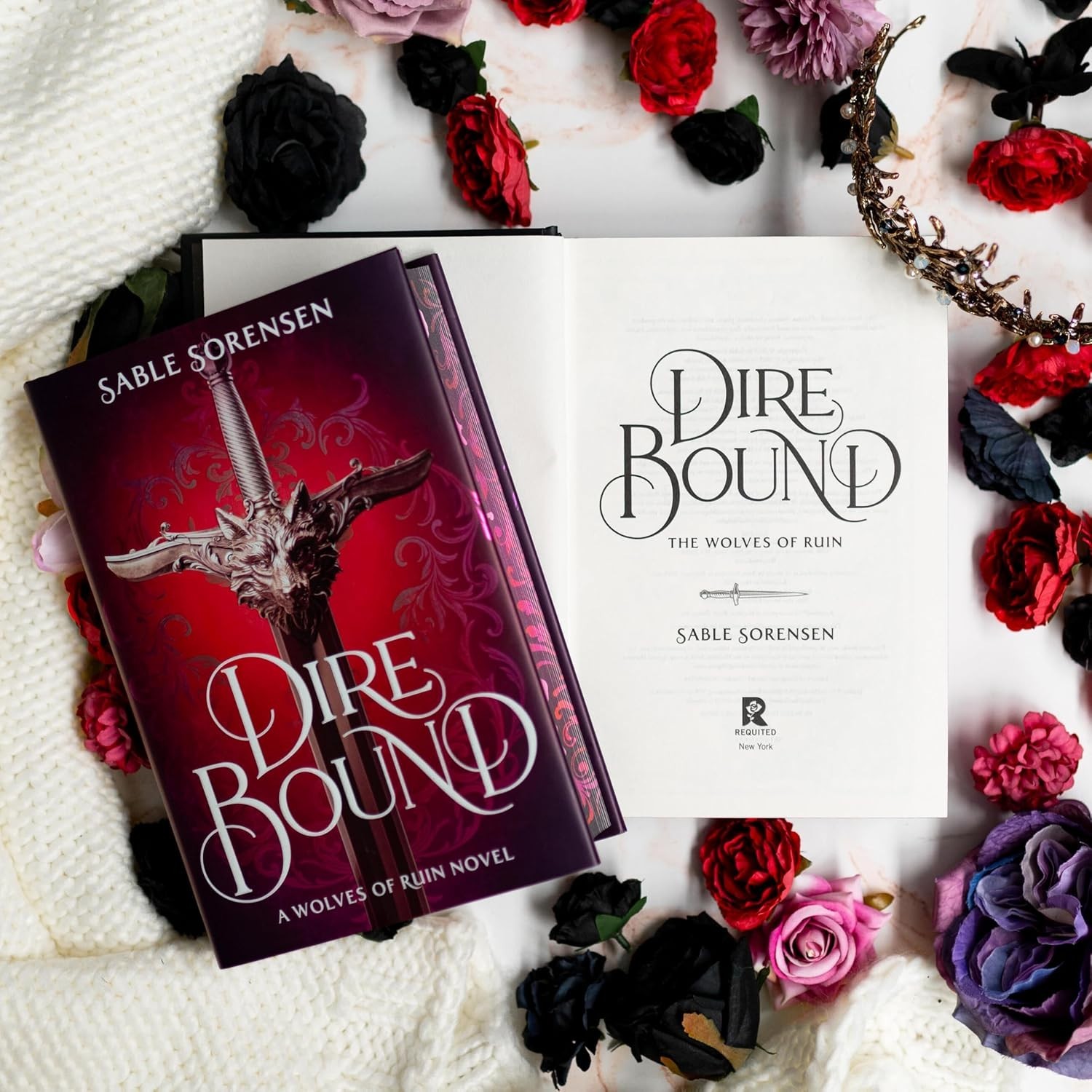 Dire Bound -Deluxe Limited Edition (The Wolves of Ruin, 1) Hardcover –New