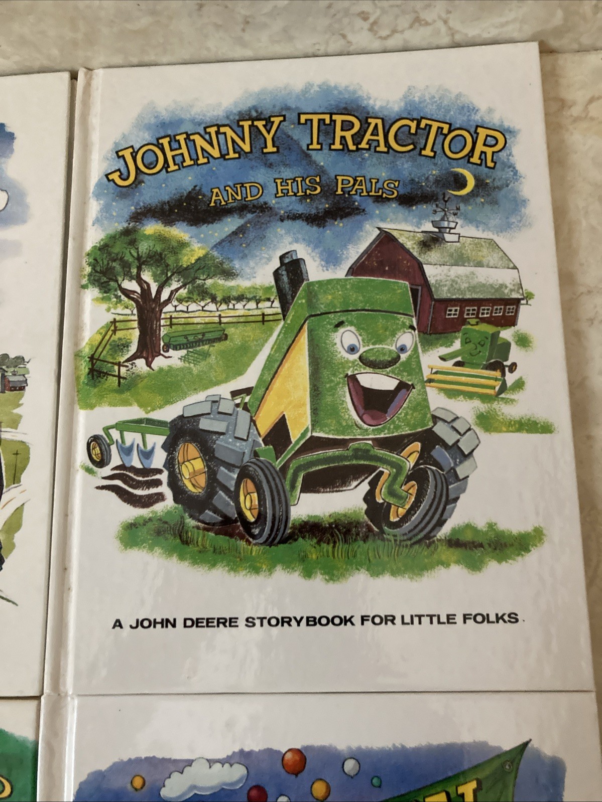 4 John Deere Storybook For Little Folks Books Johnny Tractor- Corny Cornpicker