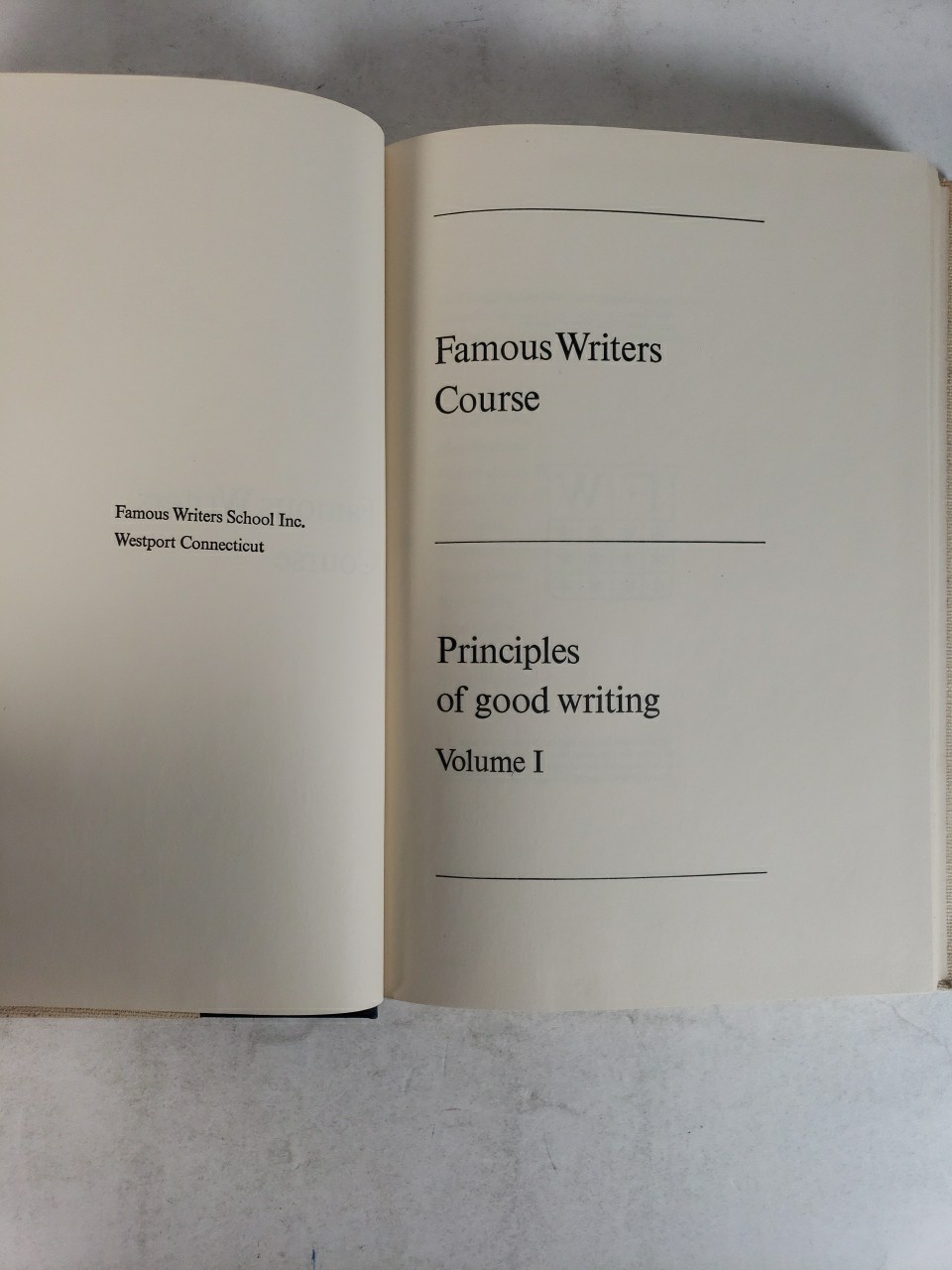Famous Writers Course Set Volumes 1, 3 & 4 (1960 – First Edition)