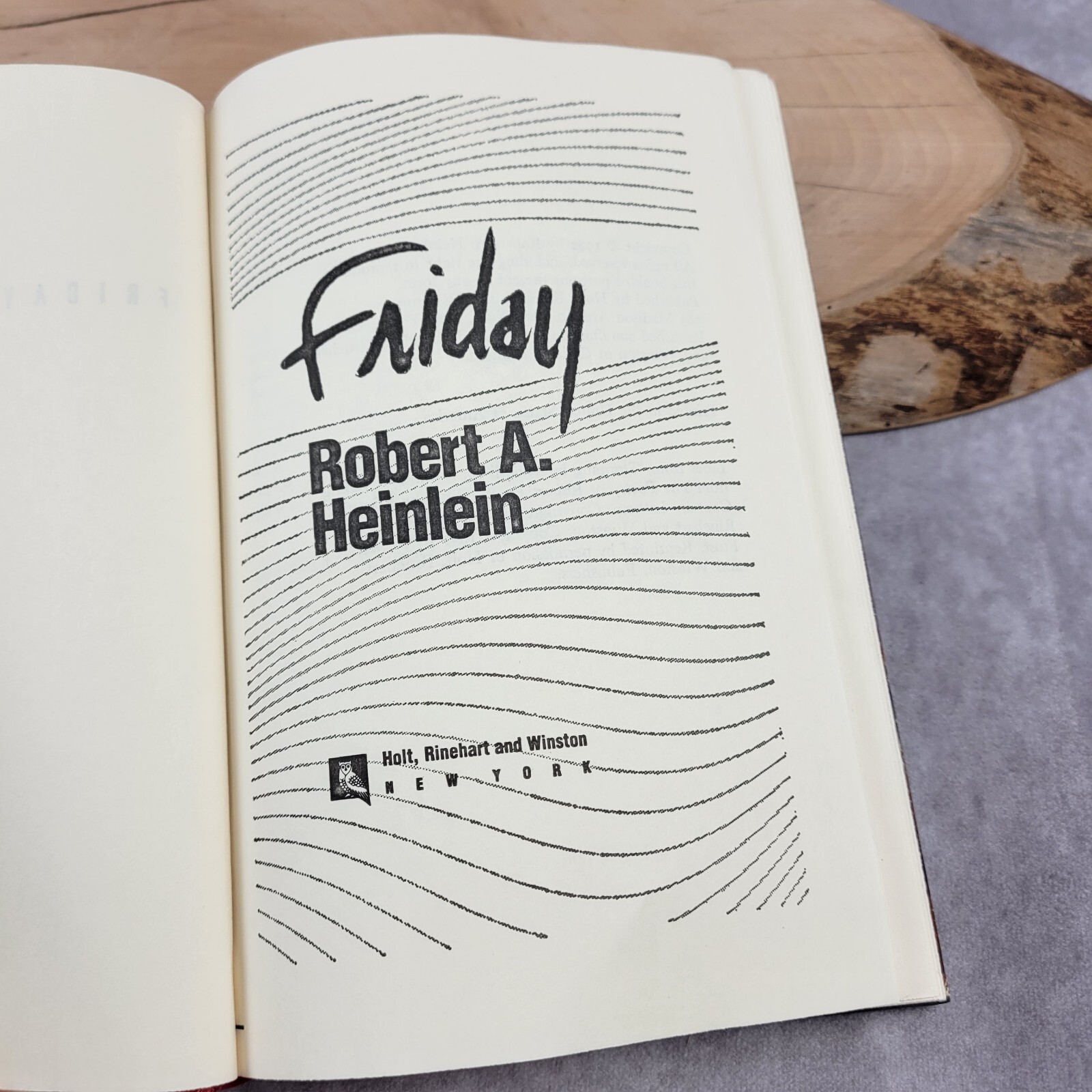 Friday by Robert A. Heinlein 1982 Hardcover With DJ Book Club Edition BCE
