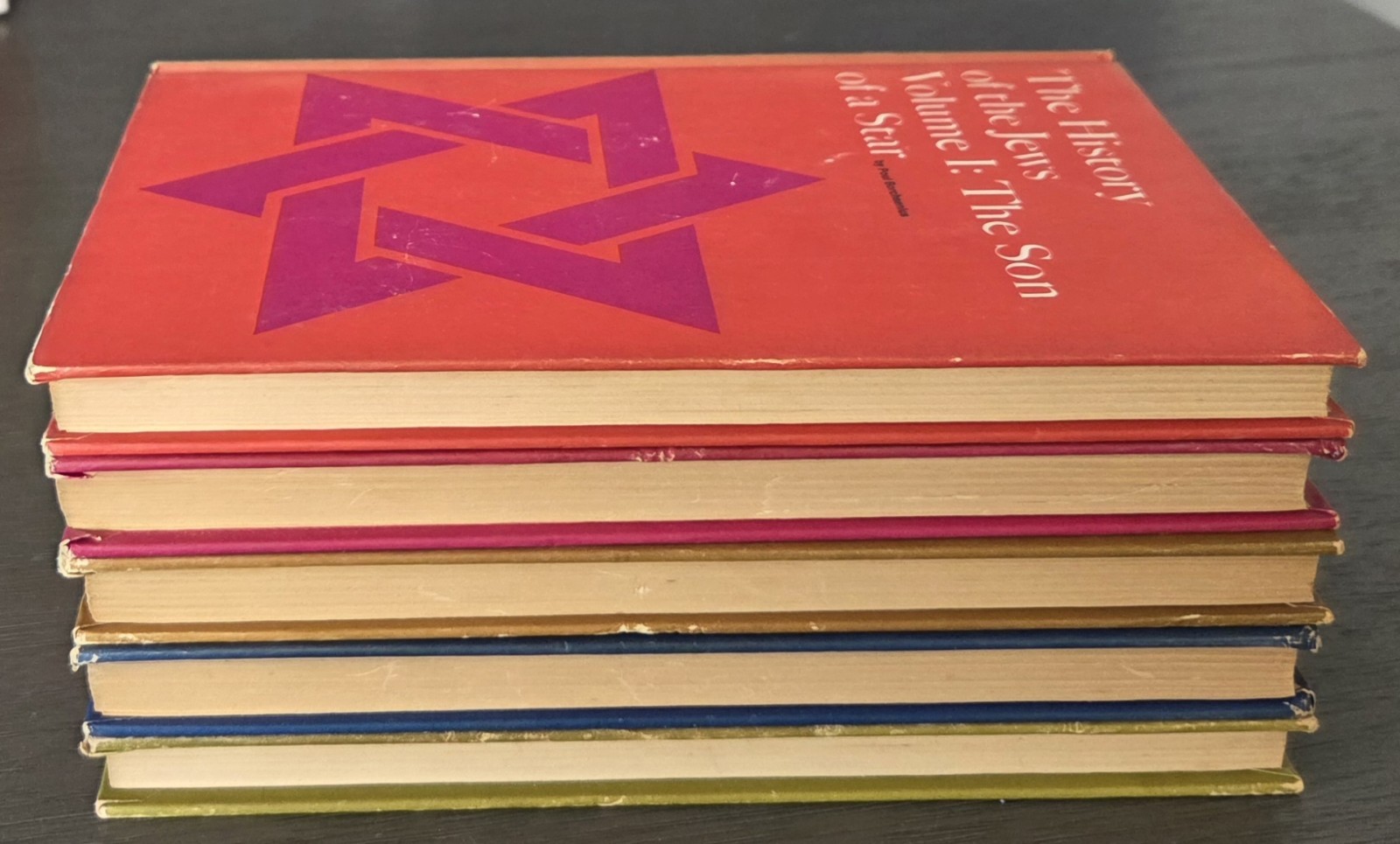 Vintage 1965 „History Of The Jews“ Poul Borchsenius Vols 1-5 1st Edition/Print