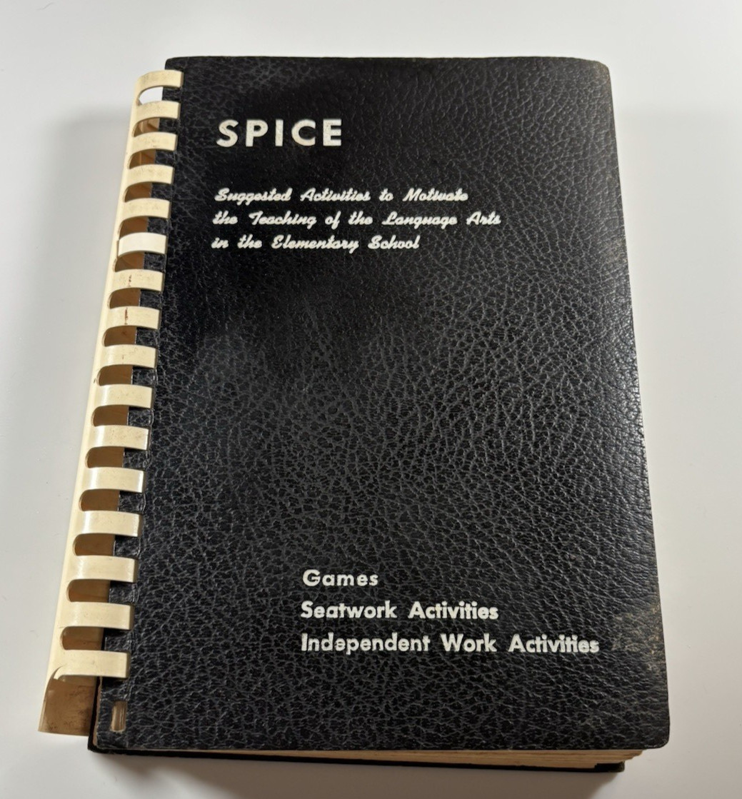 Vintage SPICE Suggested Activities to Motivate the Teaching of the Language Arts