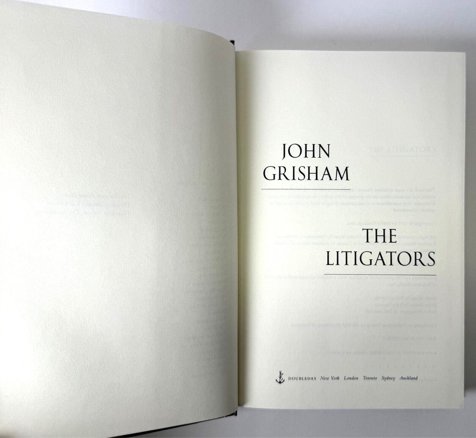 The Litigators SIGNED by John Grisham, 2011 HCDJ 1st ed 1st print Mylar, Fine