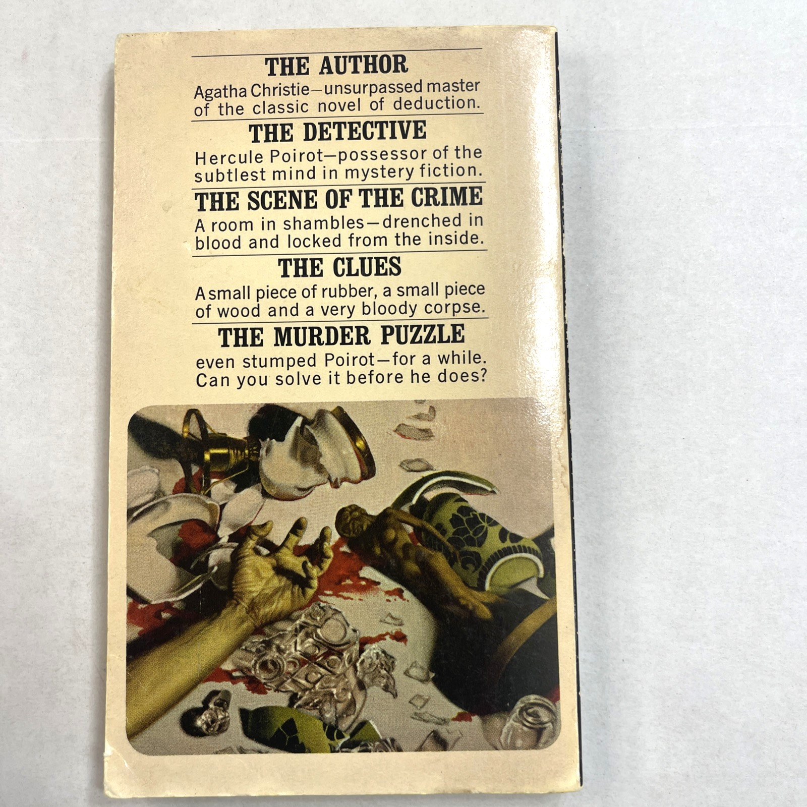 A Holiday for Murder Agatha Christie 1973 Bantam 15th Print PB Poirot