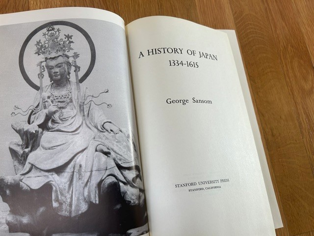 A History of Japan by George Sansom 1960’s 3 Volume Book Set – HARDCOVER – GOOD