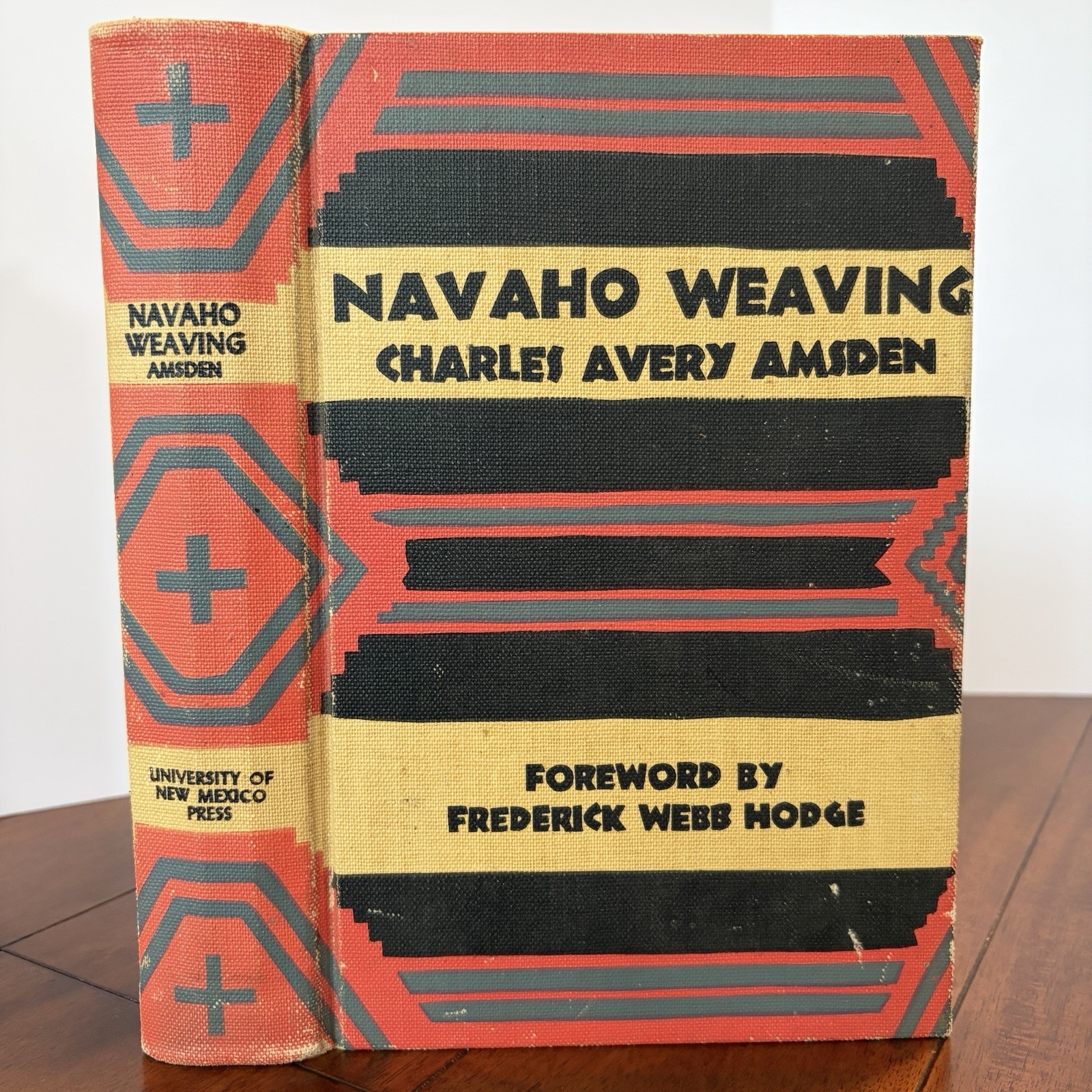 Navaho Weaving: Technic and History (1949) Charles Avery Amsden. Hardcover
