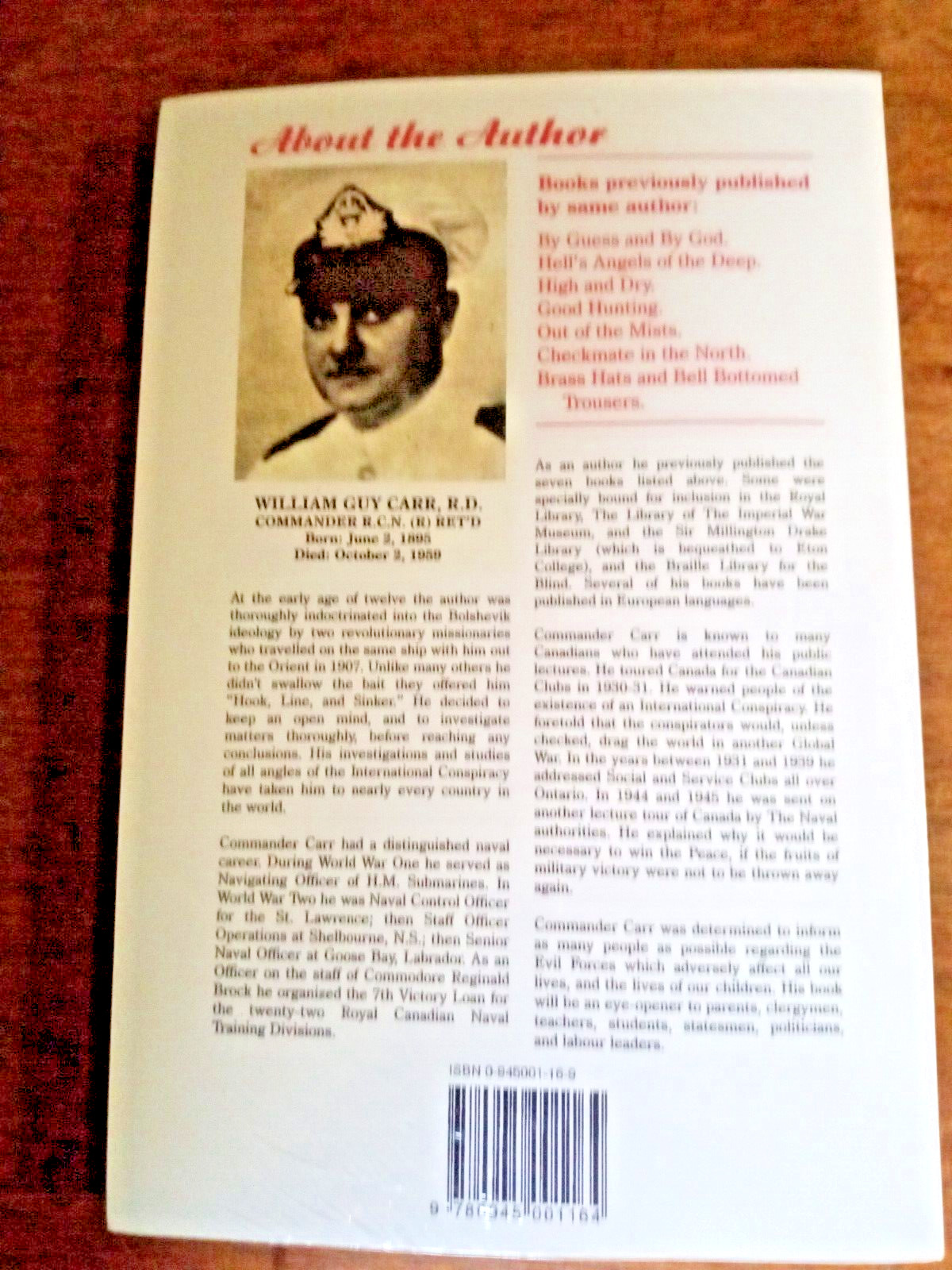 The Red Fog over America by William Guy Carr (2018, Trade Paperback)
