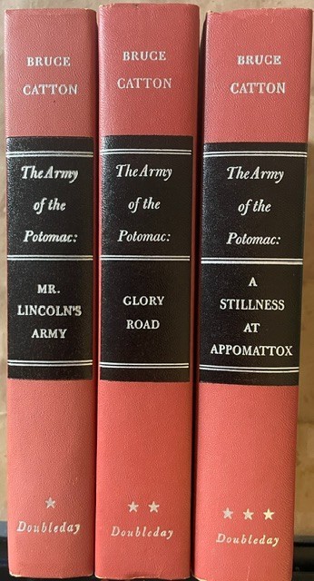 The Army of the Potomac Bruce Catton 3 Volume Set Hardcover