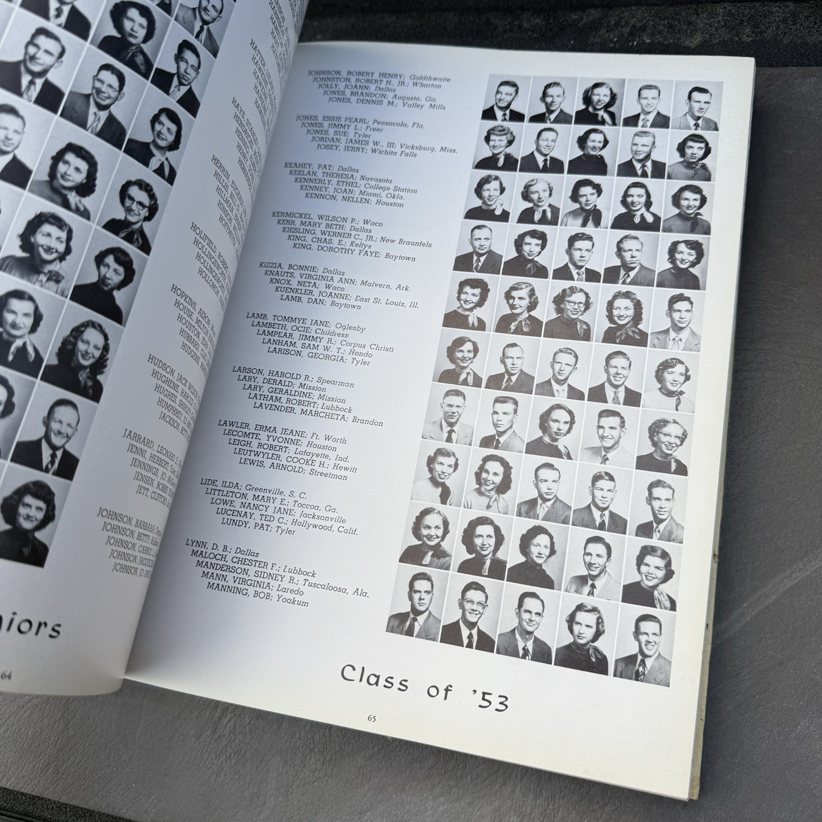 Baylor University 1952 Yearbook Round Up Annual Hardback Book Waco Texas Bears