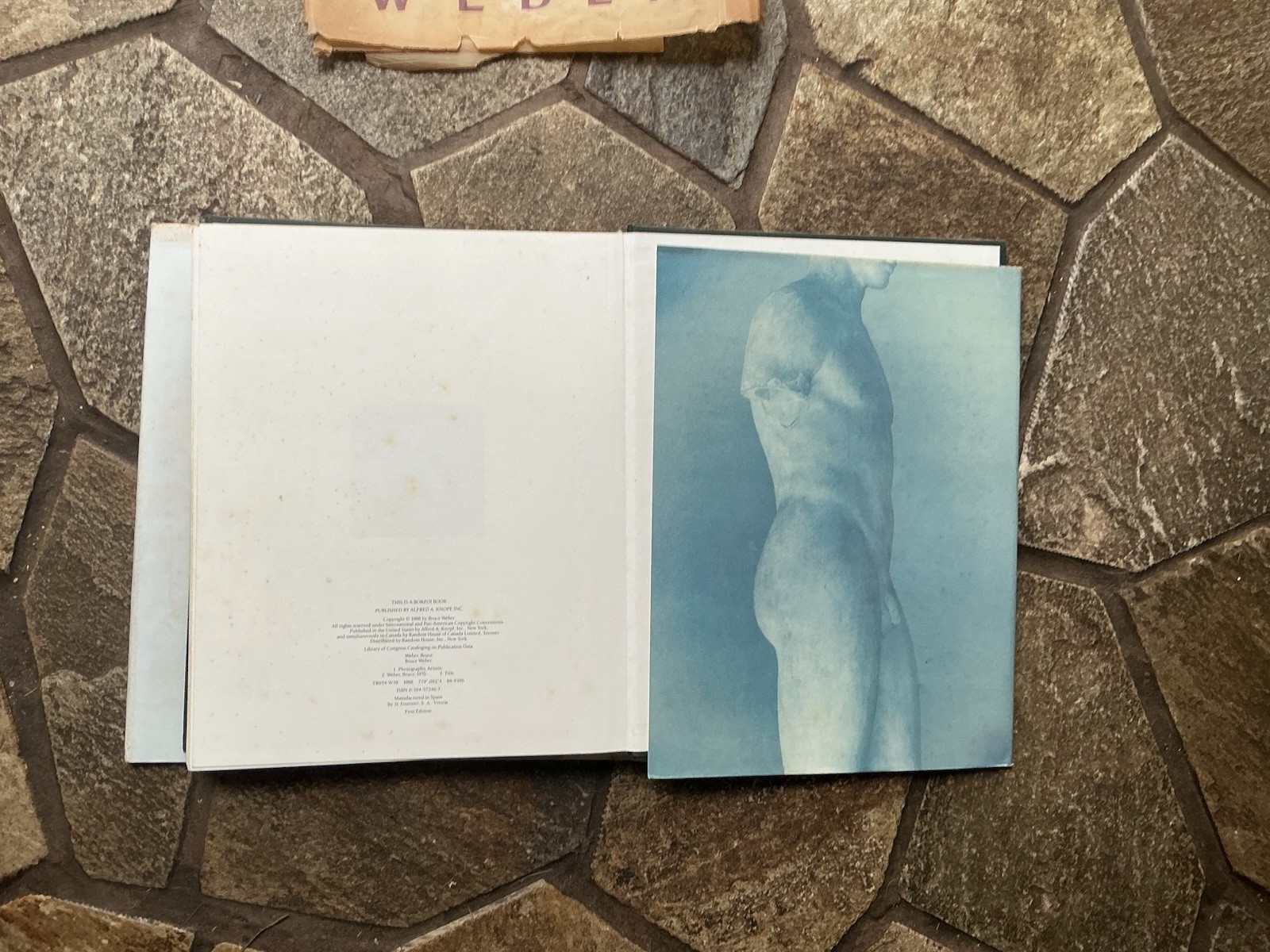 Alfred A. Knopf Bruce Weber by Bruce Weber HC Dust Jacket 1989