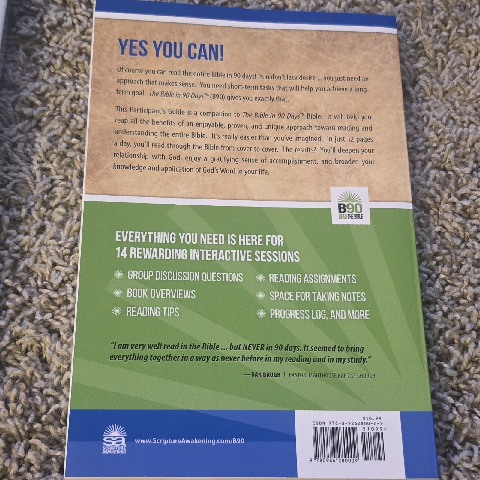 Bible in 90 Days-NIV: 12 Pages a Day Zondervan/Participants & Leaders Guide Set