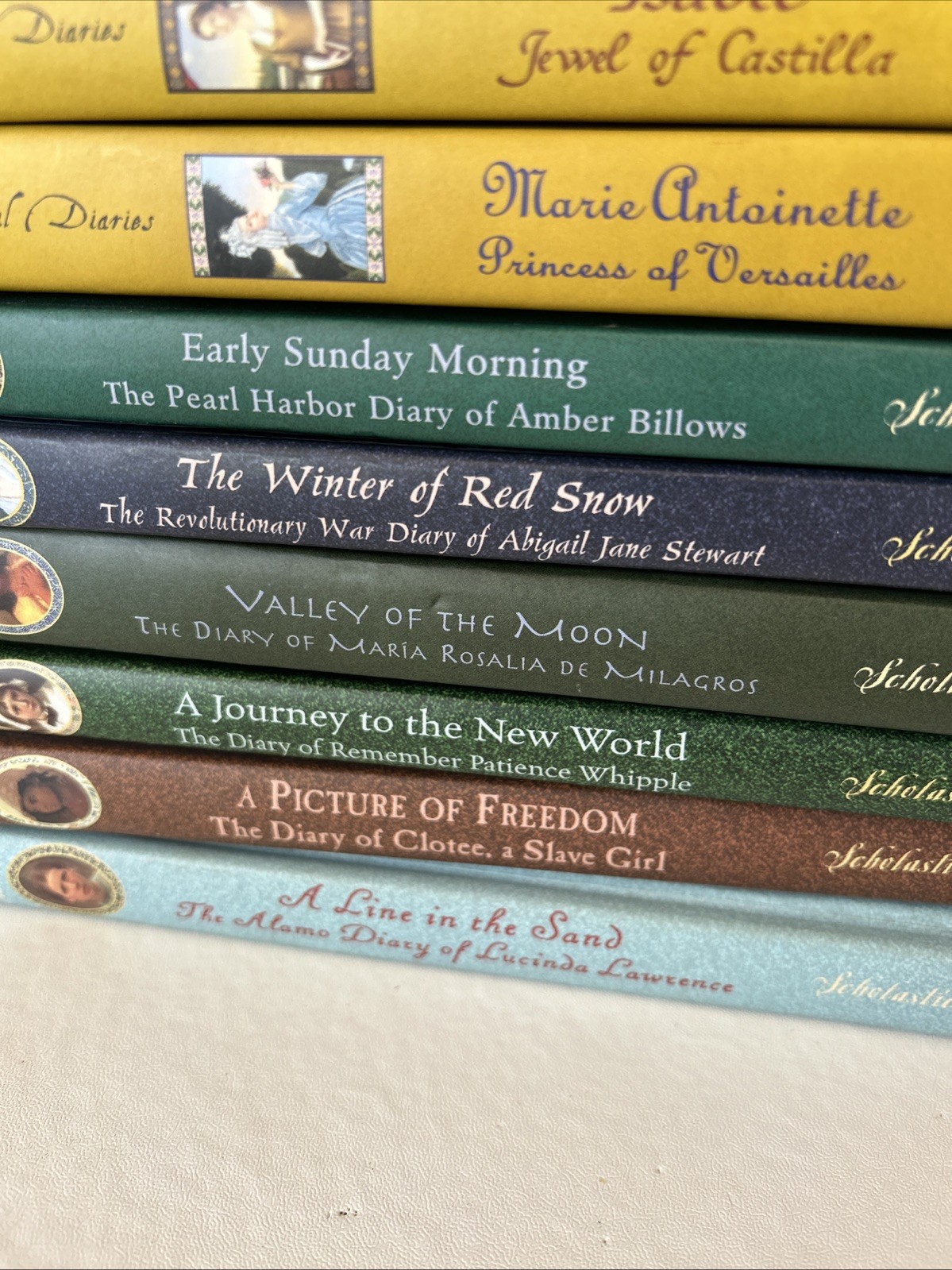 The Royal Diaries And Dear America Hardcover Books Historical Fiction Lot Of 8